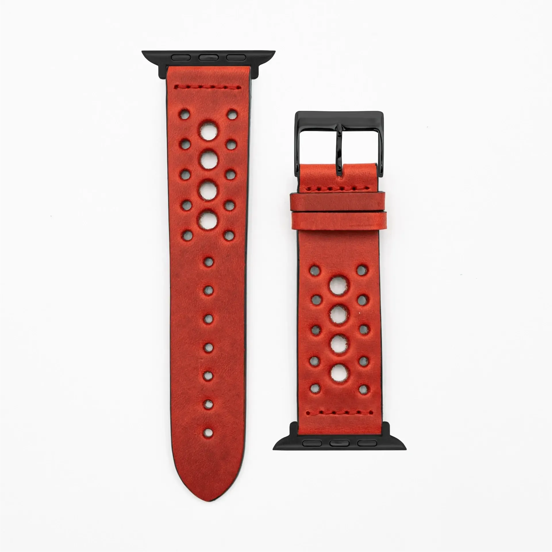 Formula - Vintage - Red-Apple Watch-40/41/42mm-Edelband-Leather Strap-Apple Watch