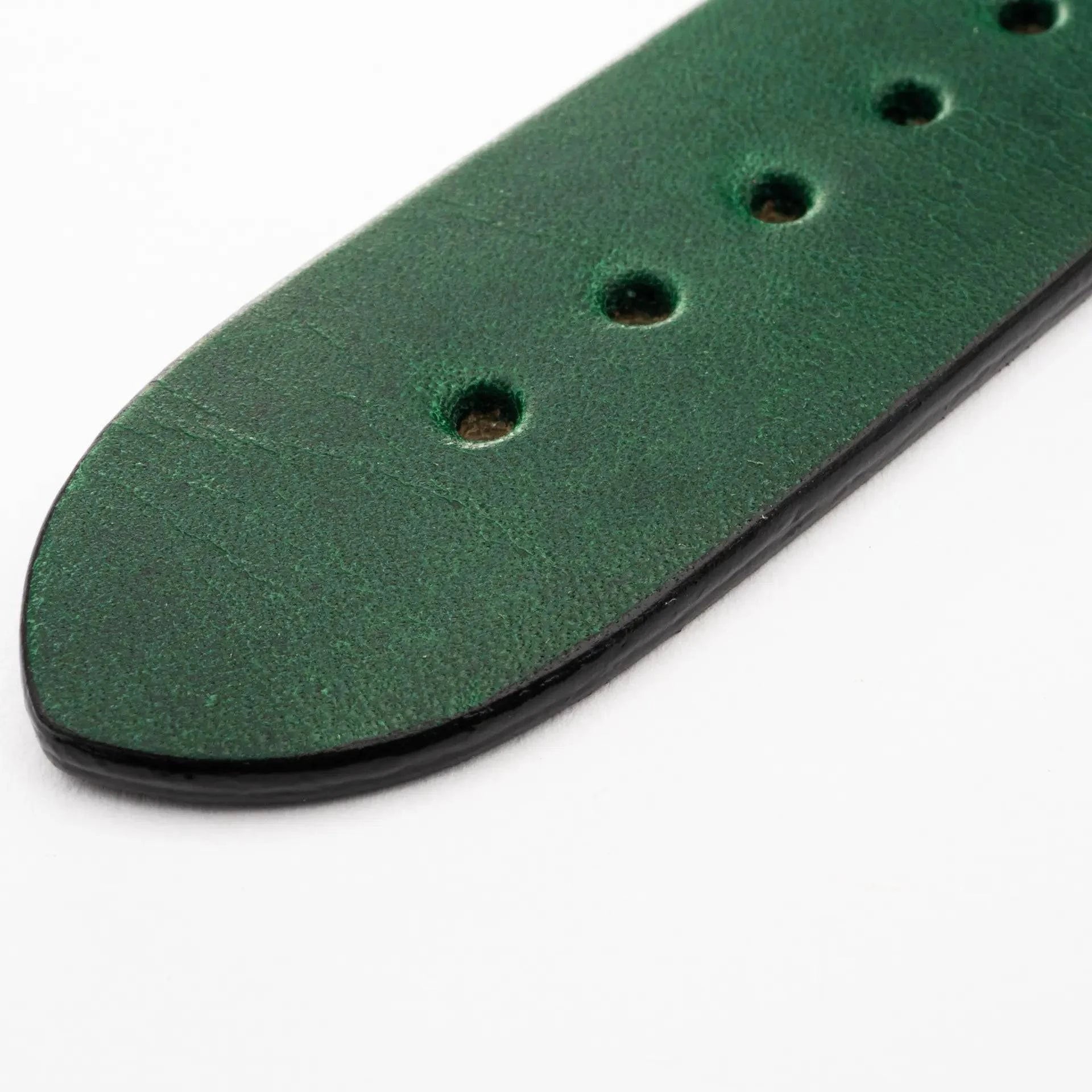 Formula - Vintage - Green leather strap-Apple Watch
