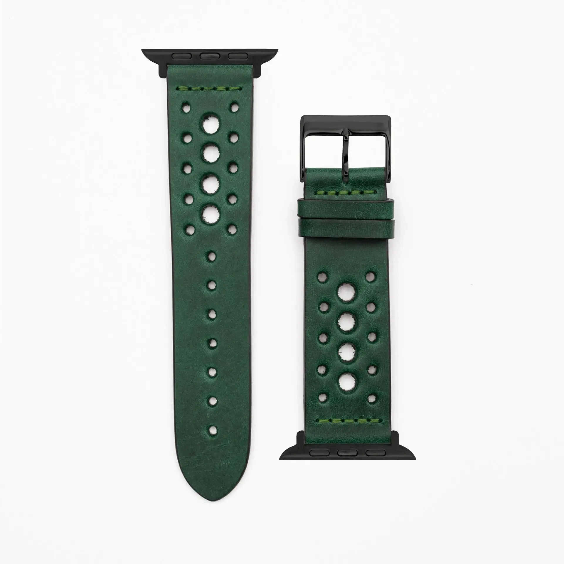 Formula · Vintage · Grün-Apple Watch-40/41/42mm-Edelband-Lederarmband-Apple Watch