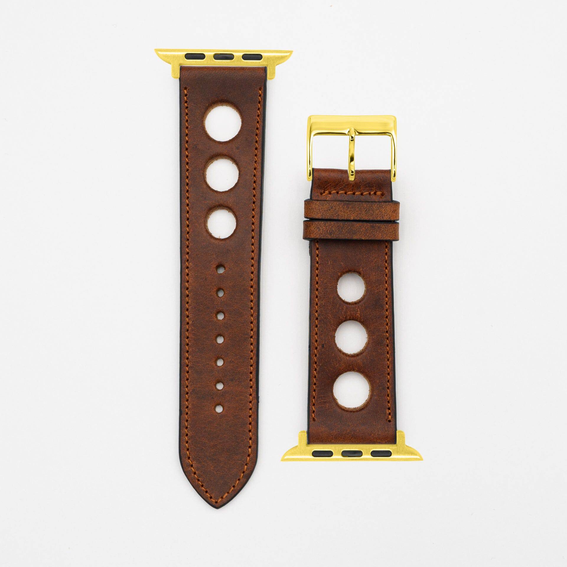 Rallye - Vintage - Dark brown-Apple Watch-40/41/42mm-Edelband-Leather Strap-Apple Watch