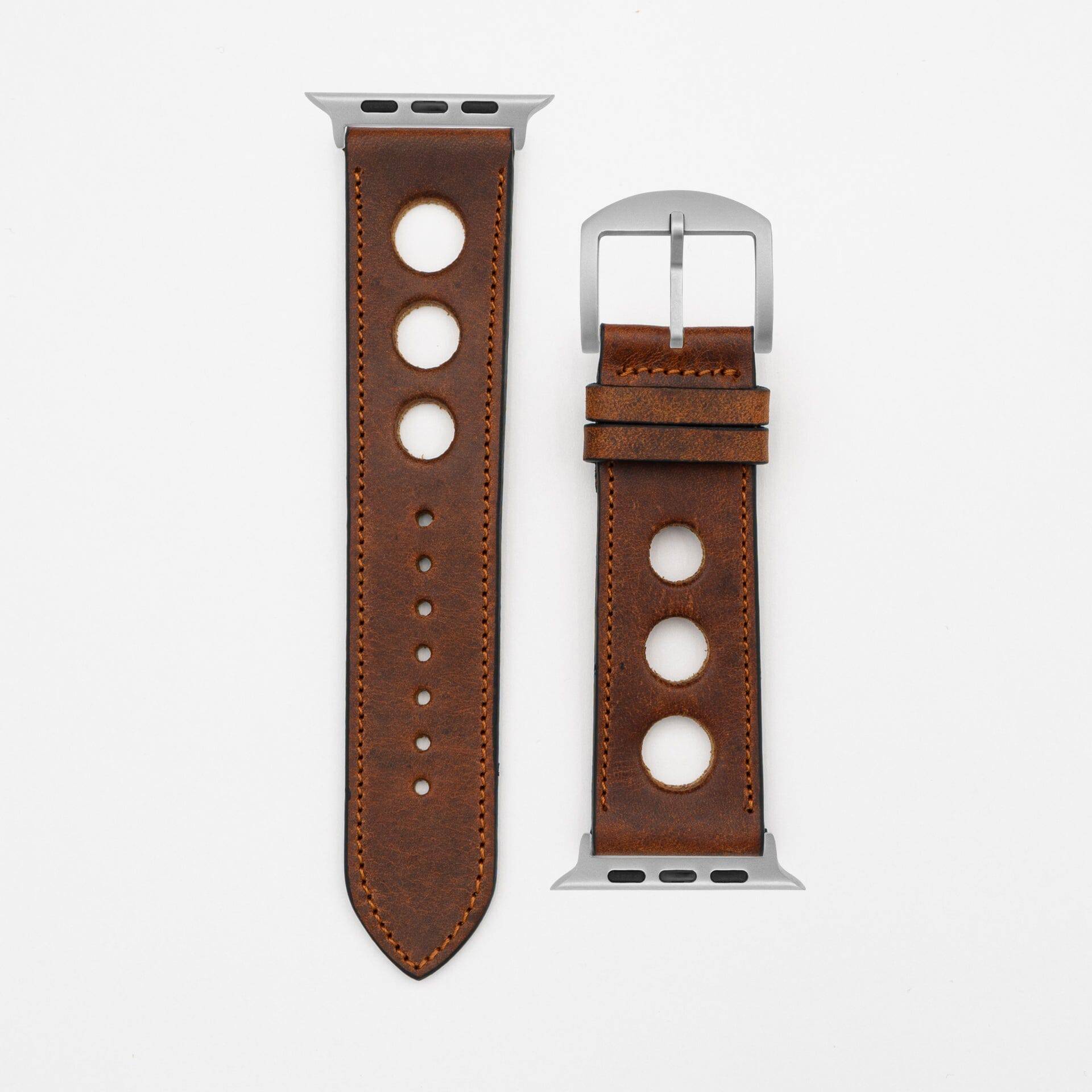 Rallye - Vintage - Dark brown Apple Watch Ultra 49mm leather strap Apple Watch