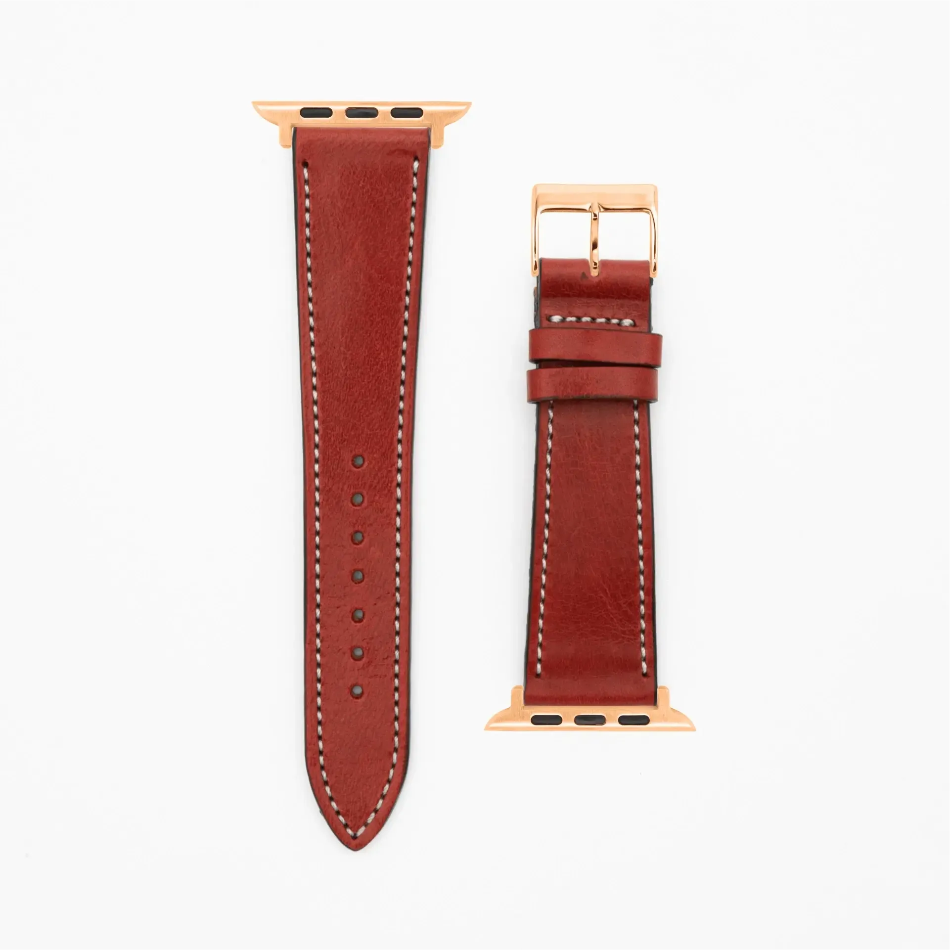 Vibrant - Vintage - Dark red Apple Watch 40/41/42mm leather strap Apple Watch
