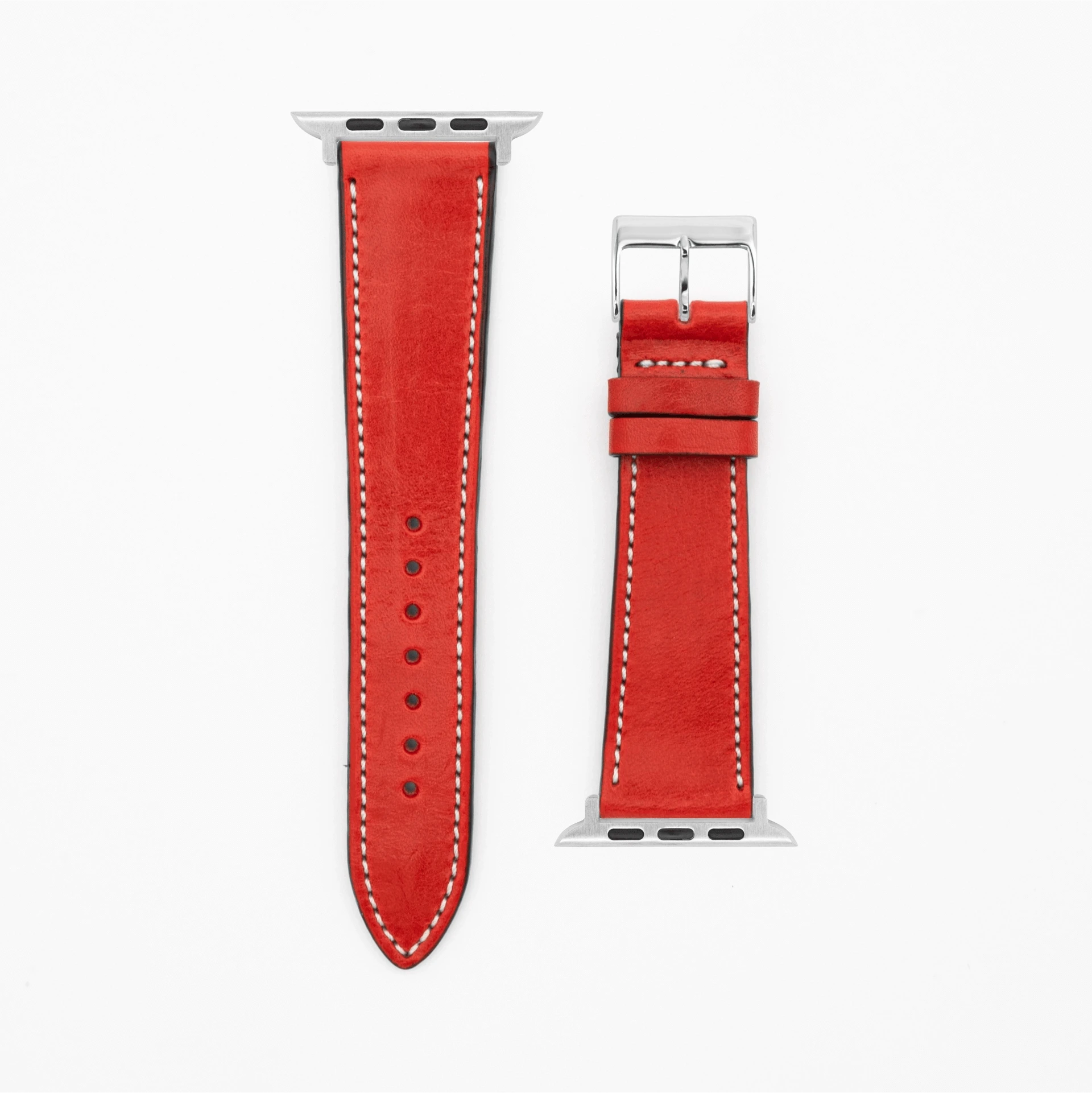 Vibrant - Vintage - Red-Apple Watch-40/41/42mm-Edelband-Leather Strap-Apple Watch