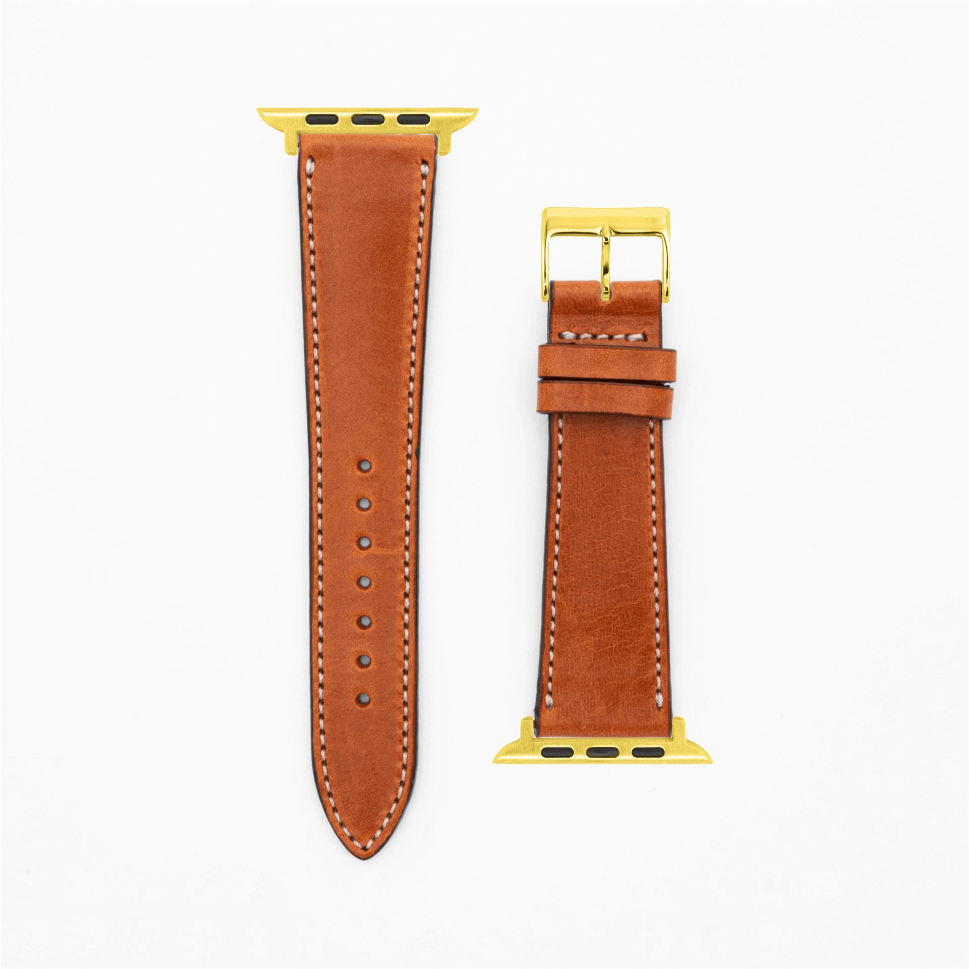 Vibrant - Vintage - Brown-Apple Watch-40/41/42mm-Leather Strap-Apple Watch