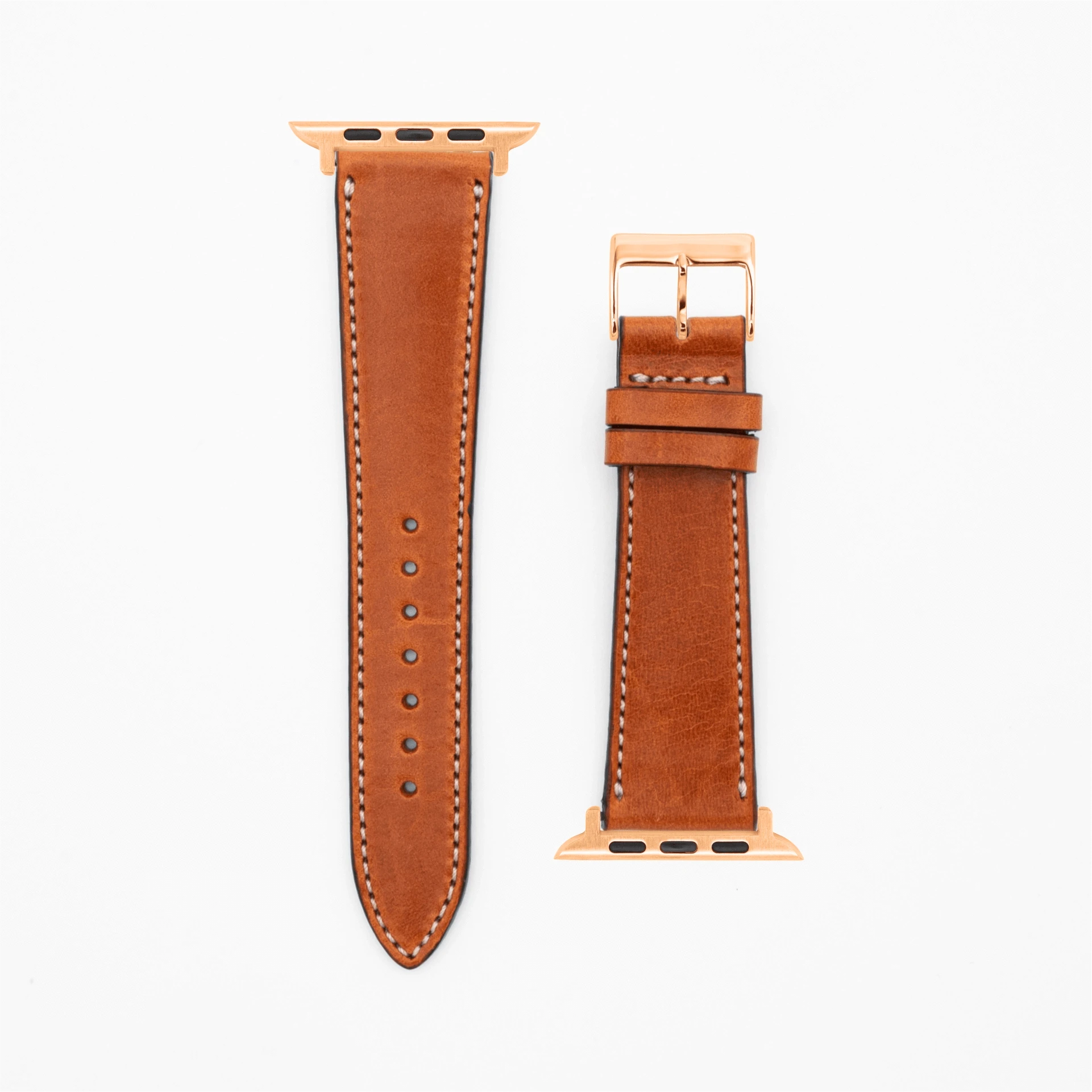Vibrant - Vintage - Brown-Apple Watch-40/41/42mm-Leather Strap-Apple Watch