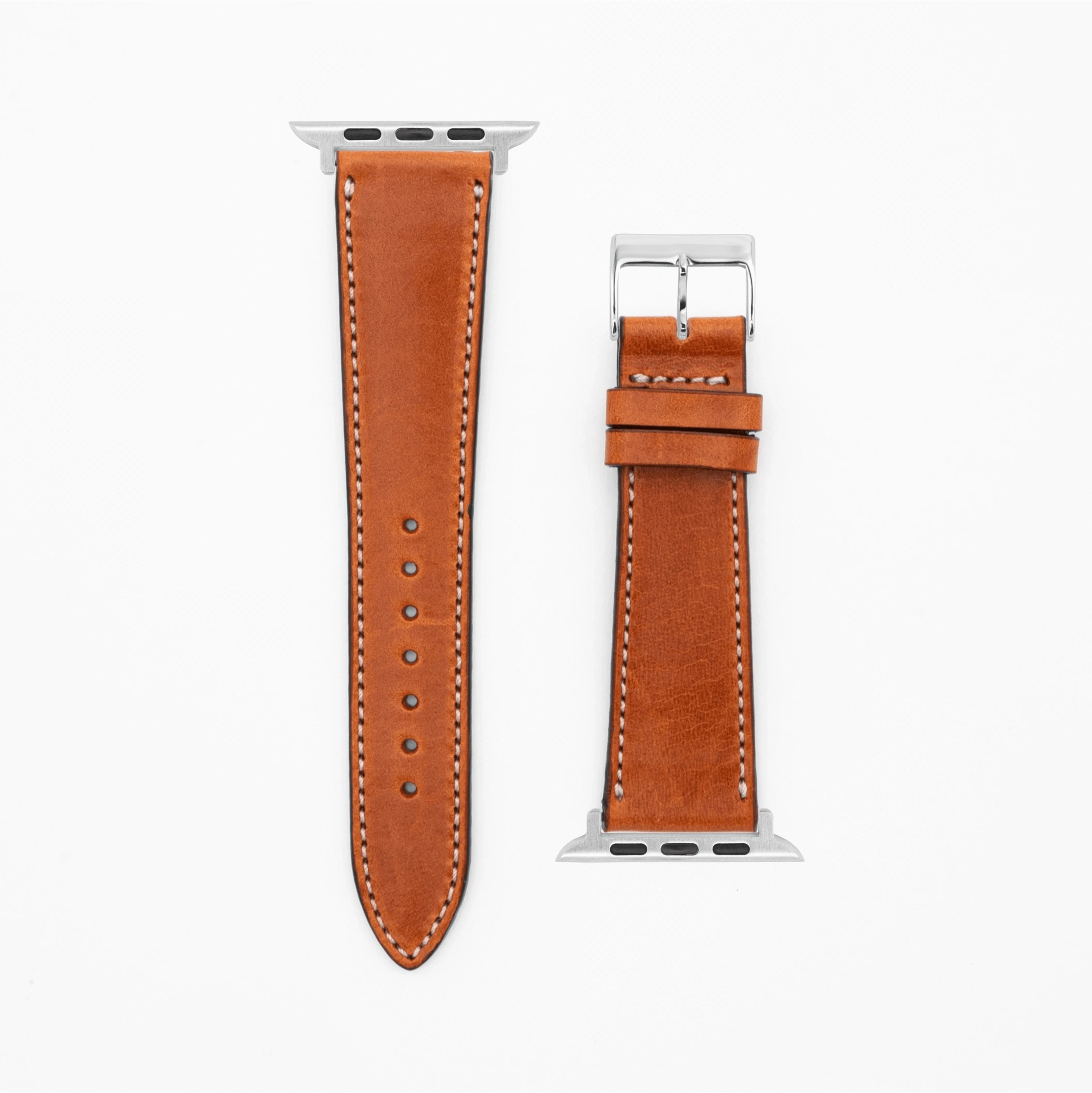 Vibrant - Vintage - Brown-Apple Watch-40/41/42mm-Leather Strap-Apple Watch