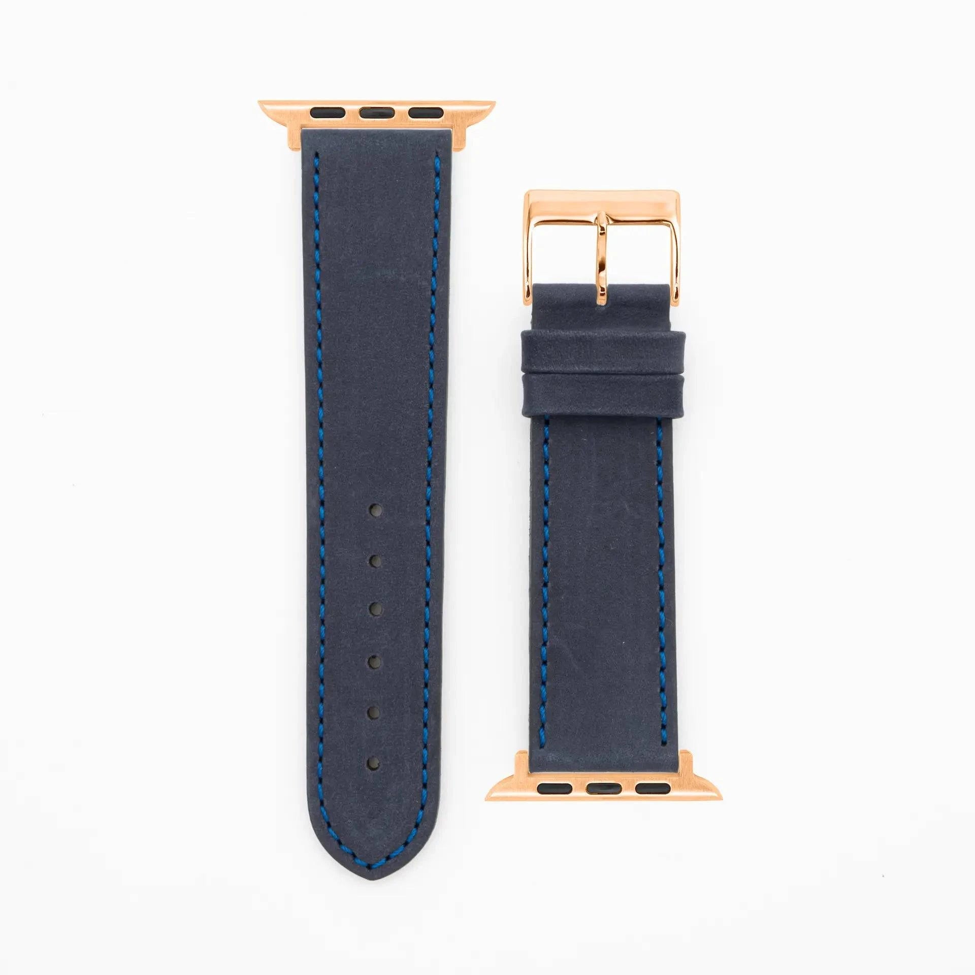 Suede - Classic - Blue-Apple Watch-40/41/42mm-Edelband-Leather Strap-Apple Watch