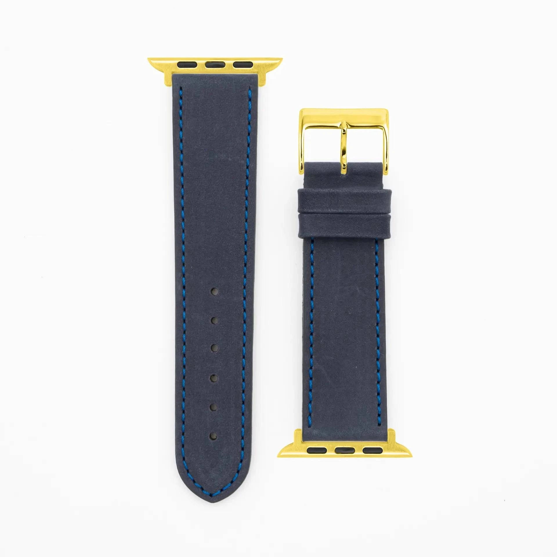 Suede - Classic - Blue-Apple Watch-40/41/42mm-Edelband-Leather Strap-Apple Watch