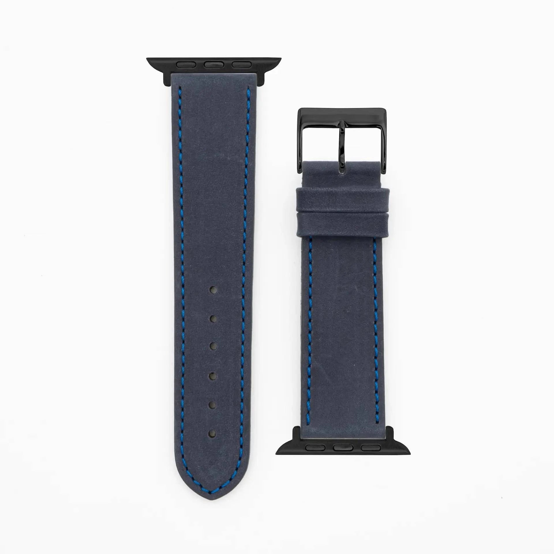 Suede - Classic - Blue-Apple Watch-40/41/42mm-Edelband-Leather Strap-Apple Watch