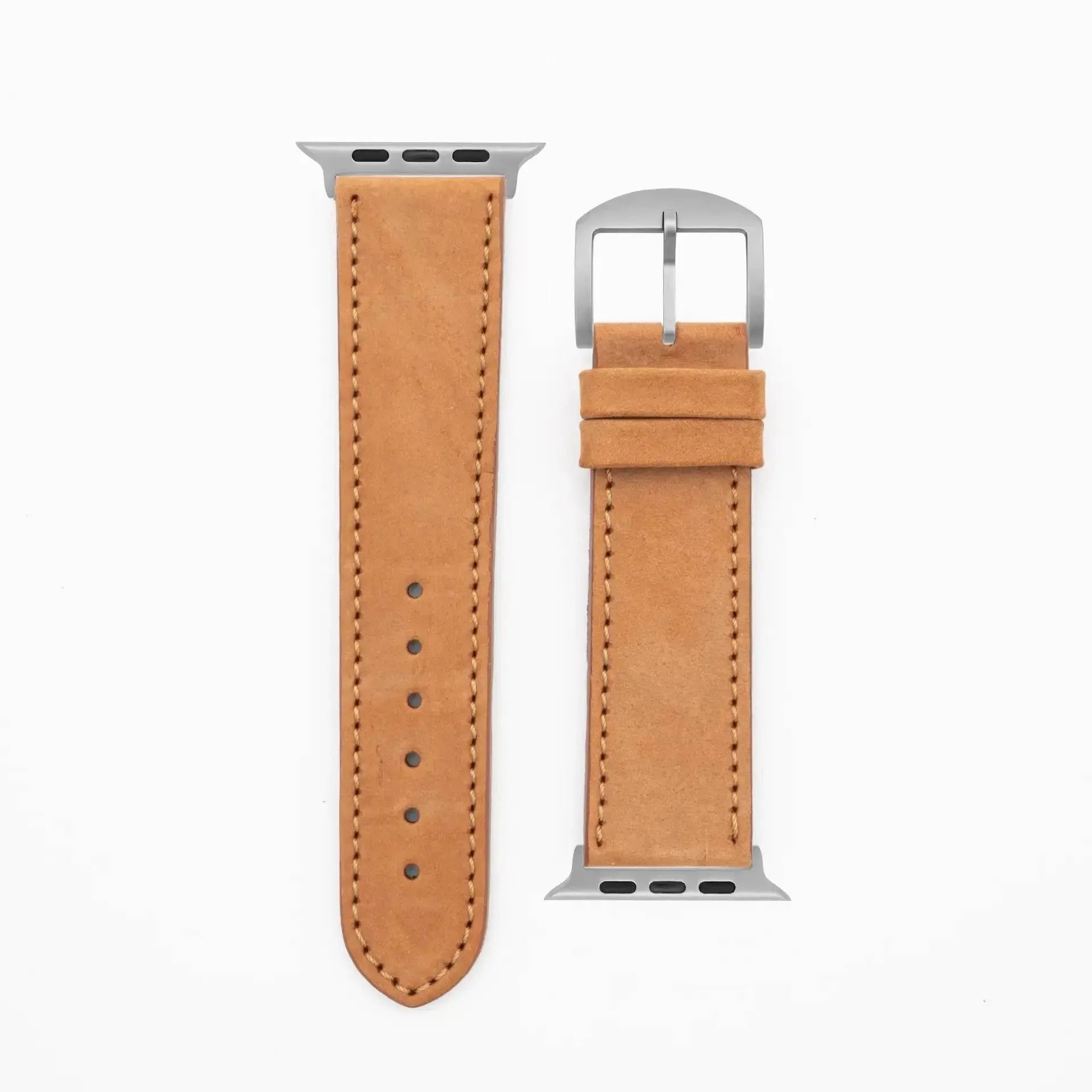 Suede · Classic · Terracotta-Apple Watch Ultra-49mm-Edelband-Lederarmband-Apple Watch