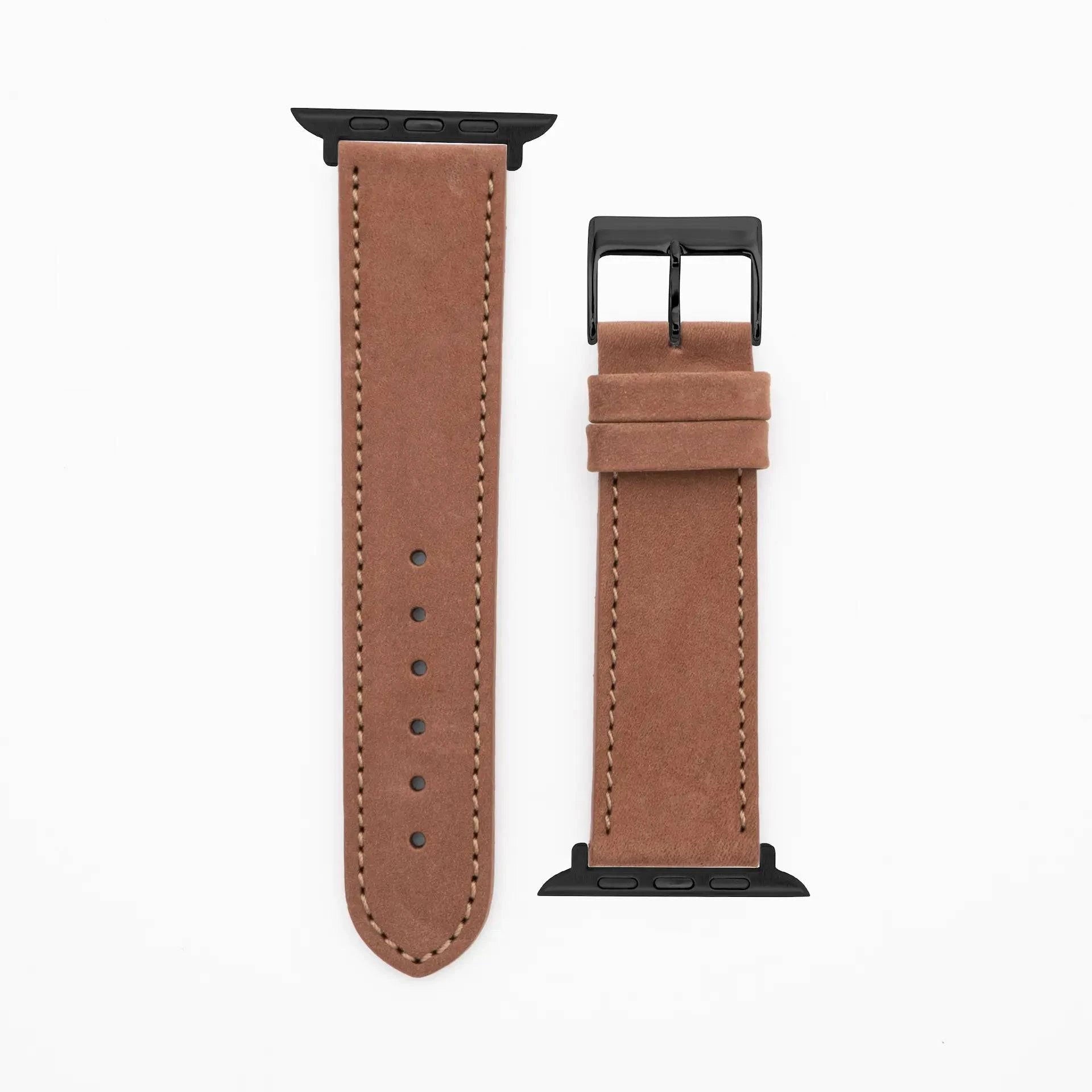 Suede - Classic - Hazelnut-Apple Watch-40/41/42mm-Edelband-Leather Strap-Apple Watch