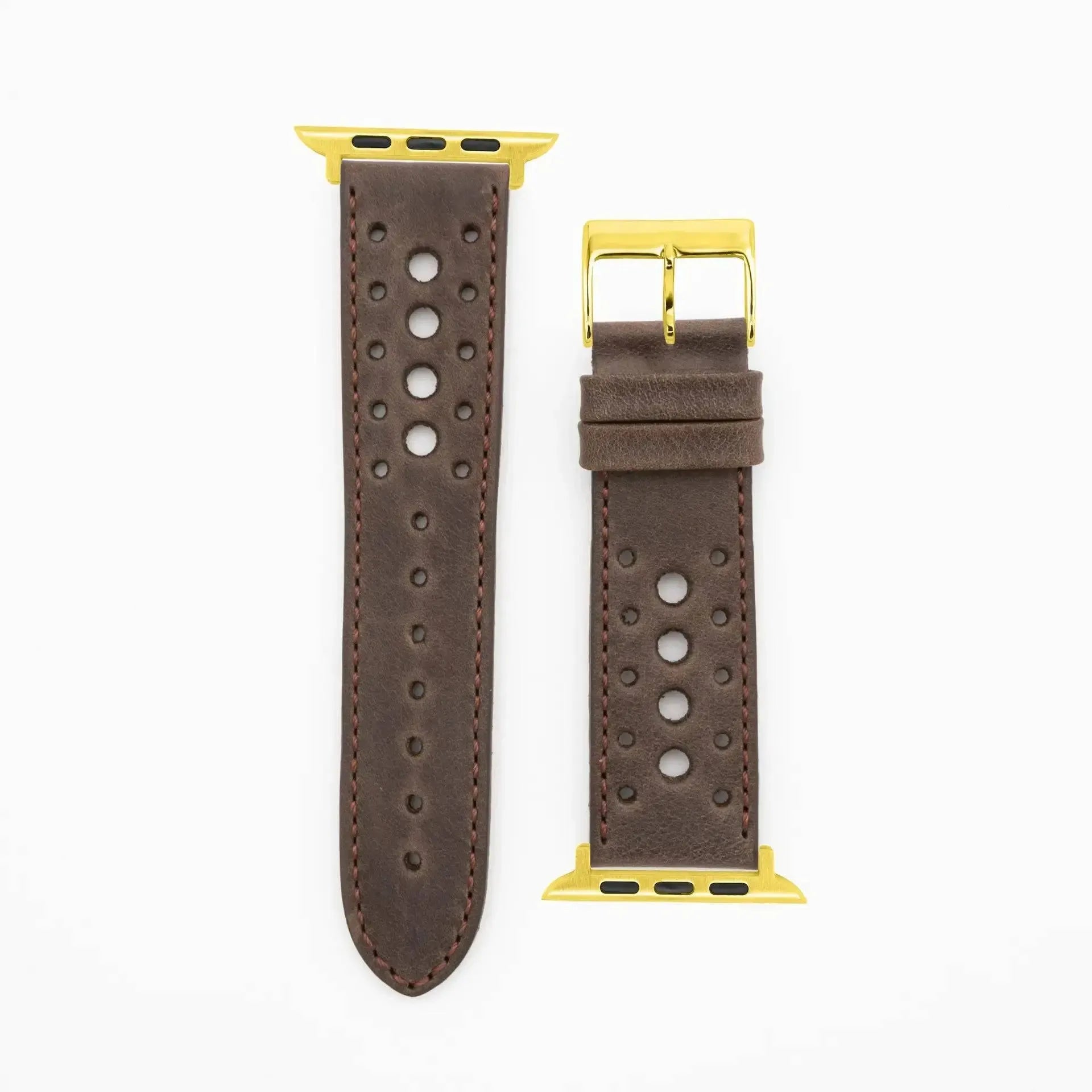 Monaco - Vintage - Dark brown-Apple Watch-40/41/42mm-Edelband-Leather Strap-Apple Watch