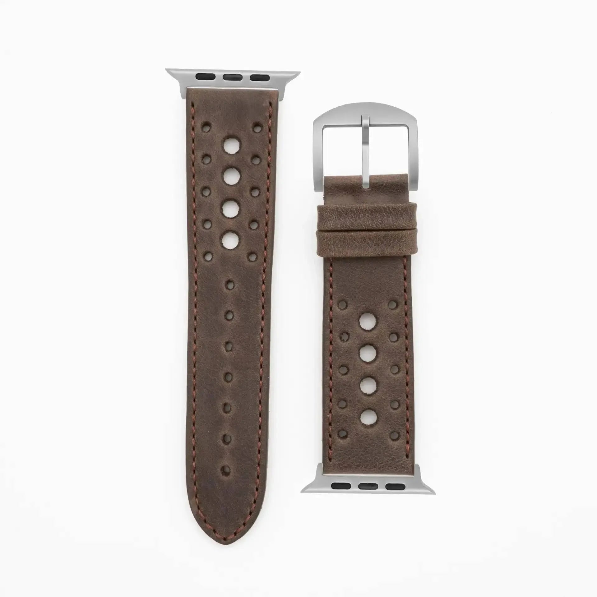 Monaco - Vintage - Dark brown Apple Watch Ultra 49mm leather strap Apple Watch