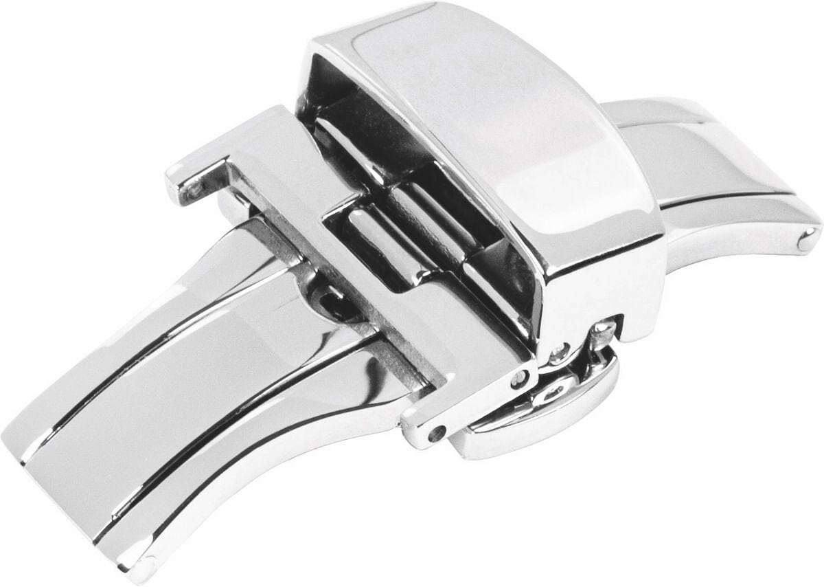 Faltverschluss · Edelstahl · Silber