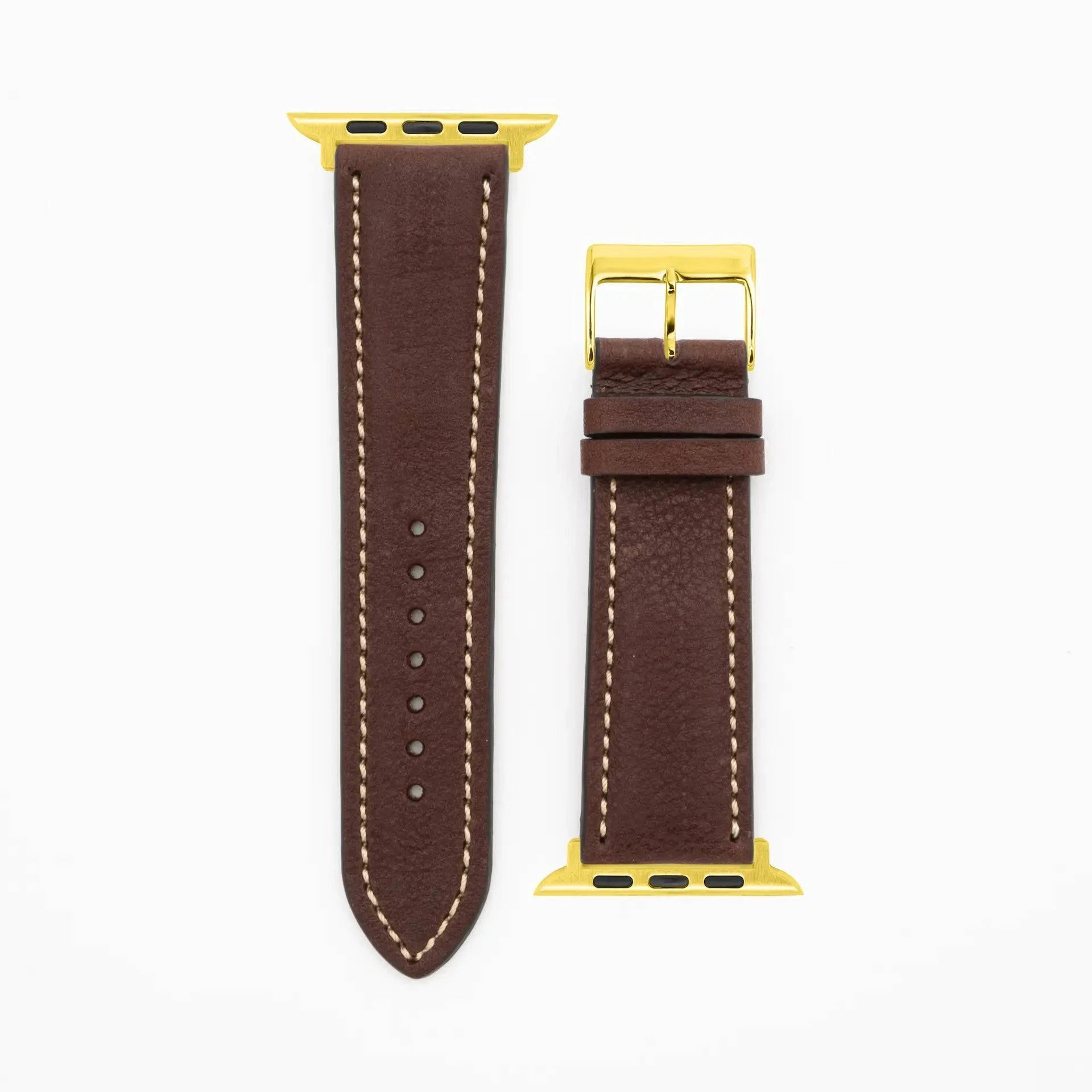 Soft Chrono - Vintage - Dark Brown-Apple Watch-40/41/42mm-Leather Strap-Apple Watch