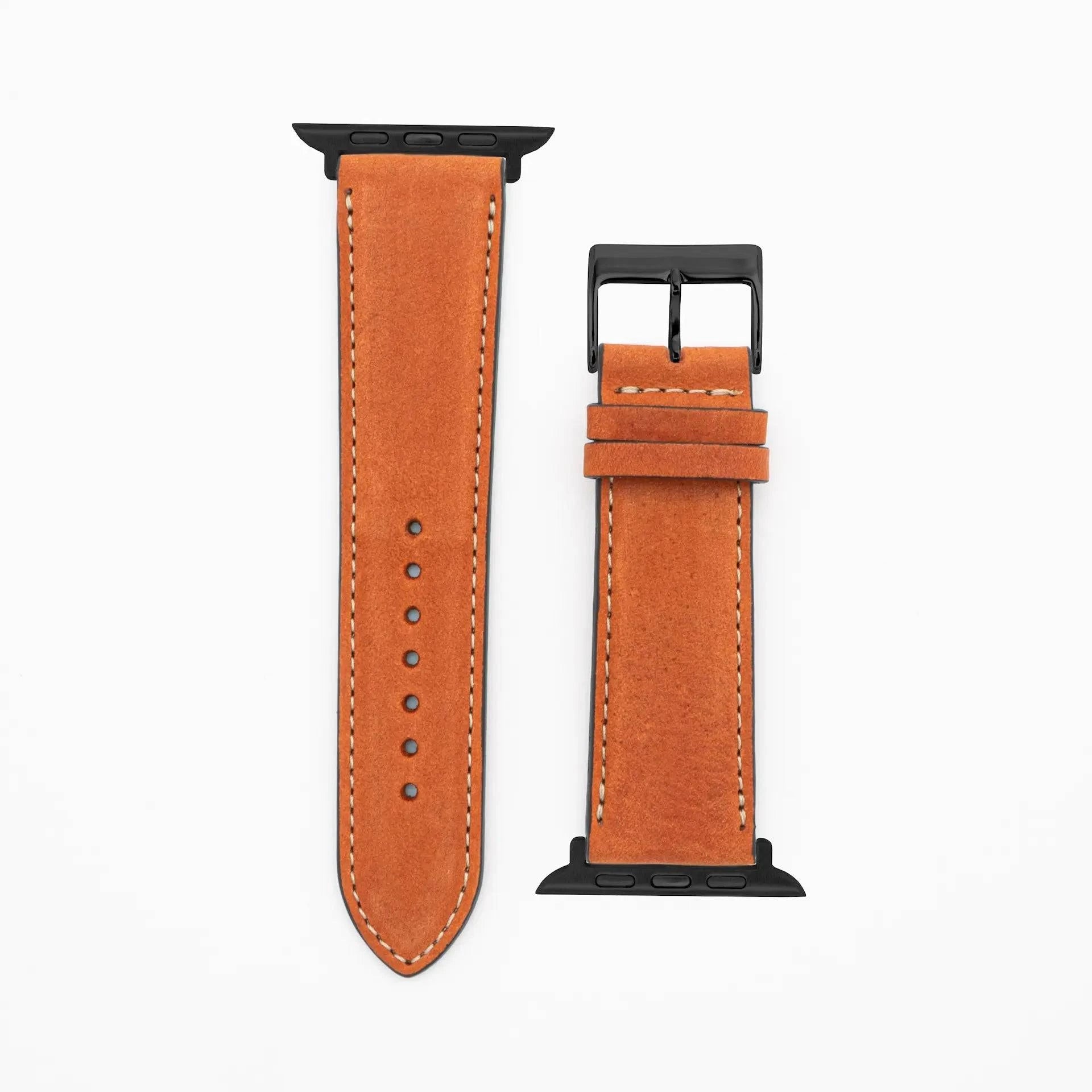 Soft Chrono - Vintage - Brown-Apple Watch-40/41/42mm-Leather Strap-Apple Watch