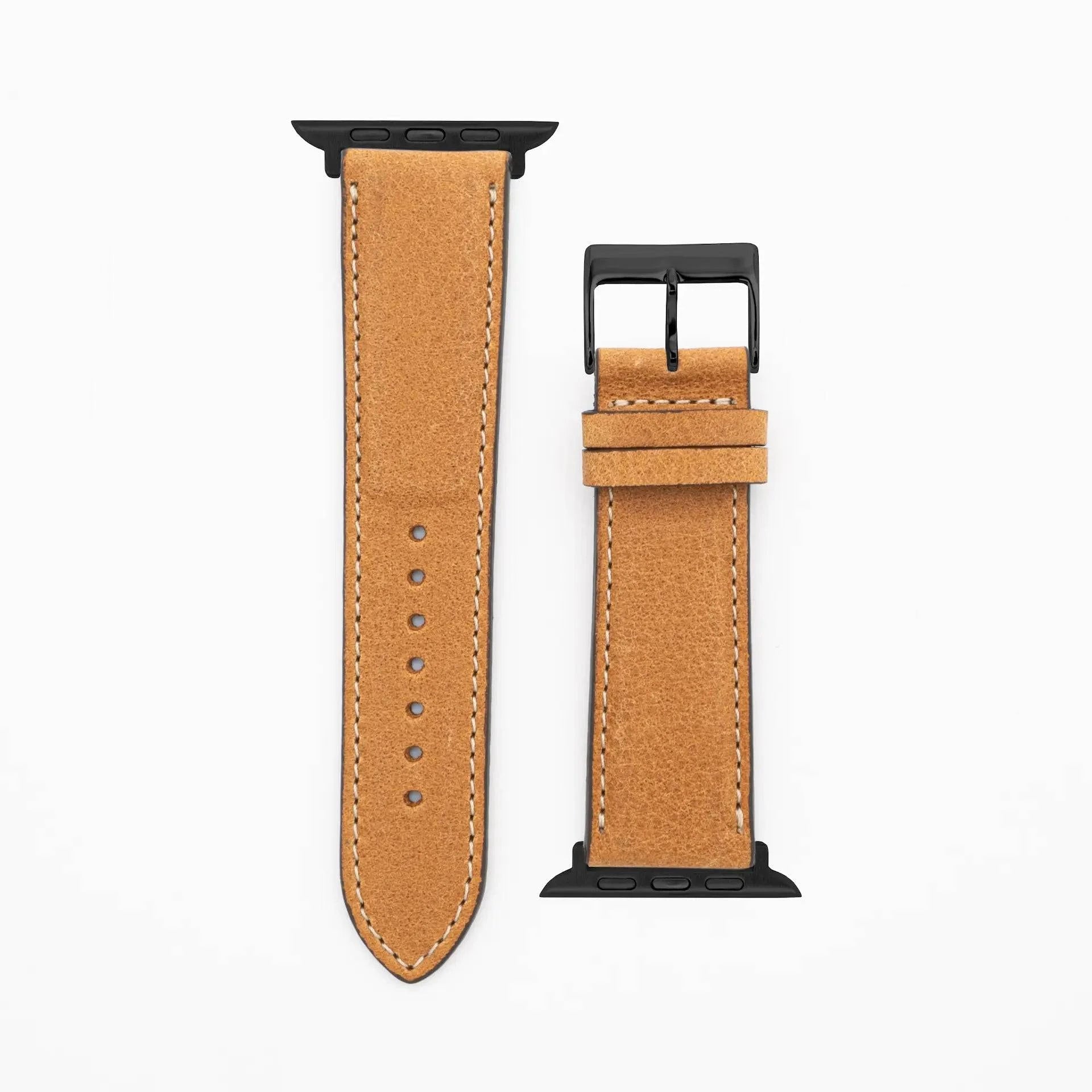 Soft Chrono - Vintage - Sand-Apple Watch-40/41/42mm-Leather Strap-Apple Watch