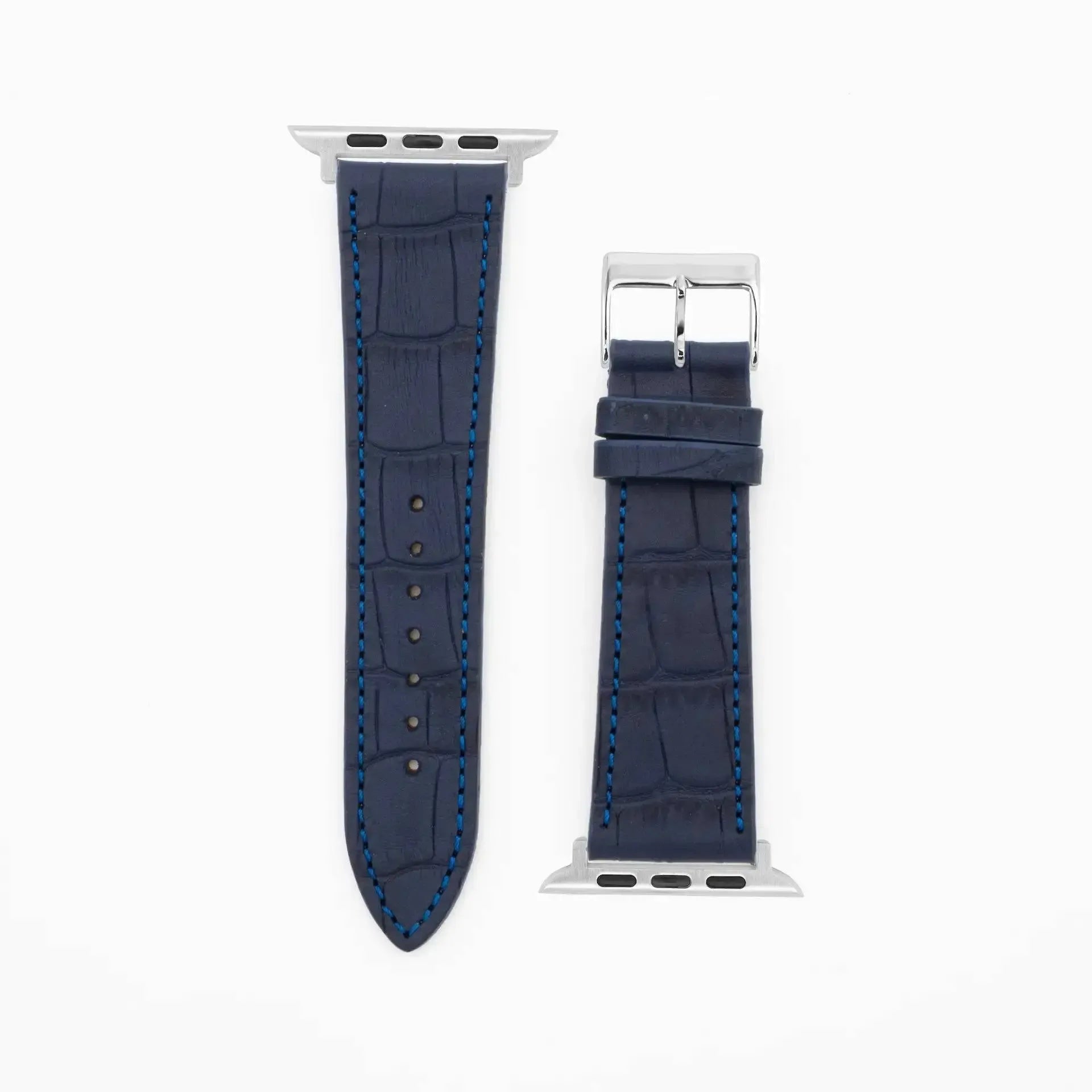 Croco Grain · Classic · Dunkelblau-Apple Watch-40/41/42mm-Edelband-Lederarmband-Apple Watch