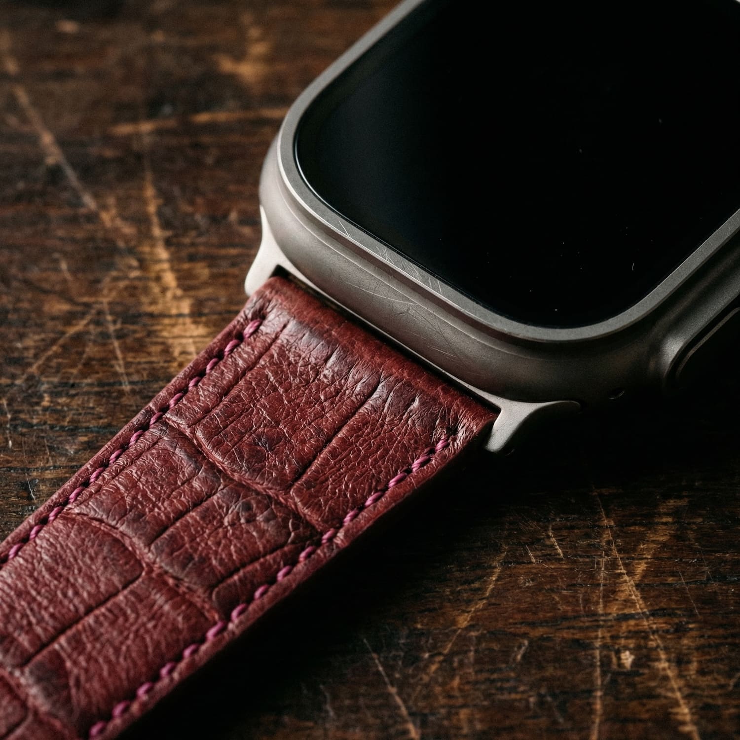 Croco Grain - Classic - Bordeaux