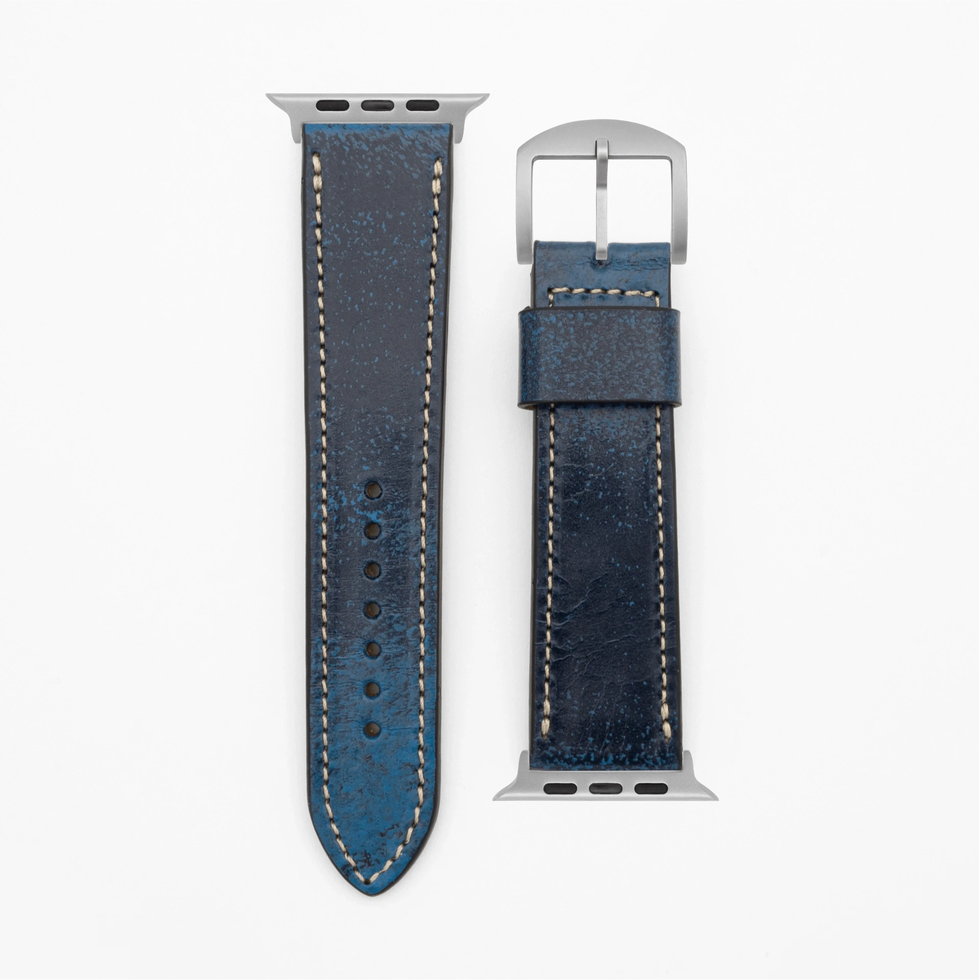 Varnish - Vintage - Dark blue Apple Watch Ultra 49mm leather strap Apple Watch