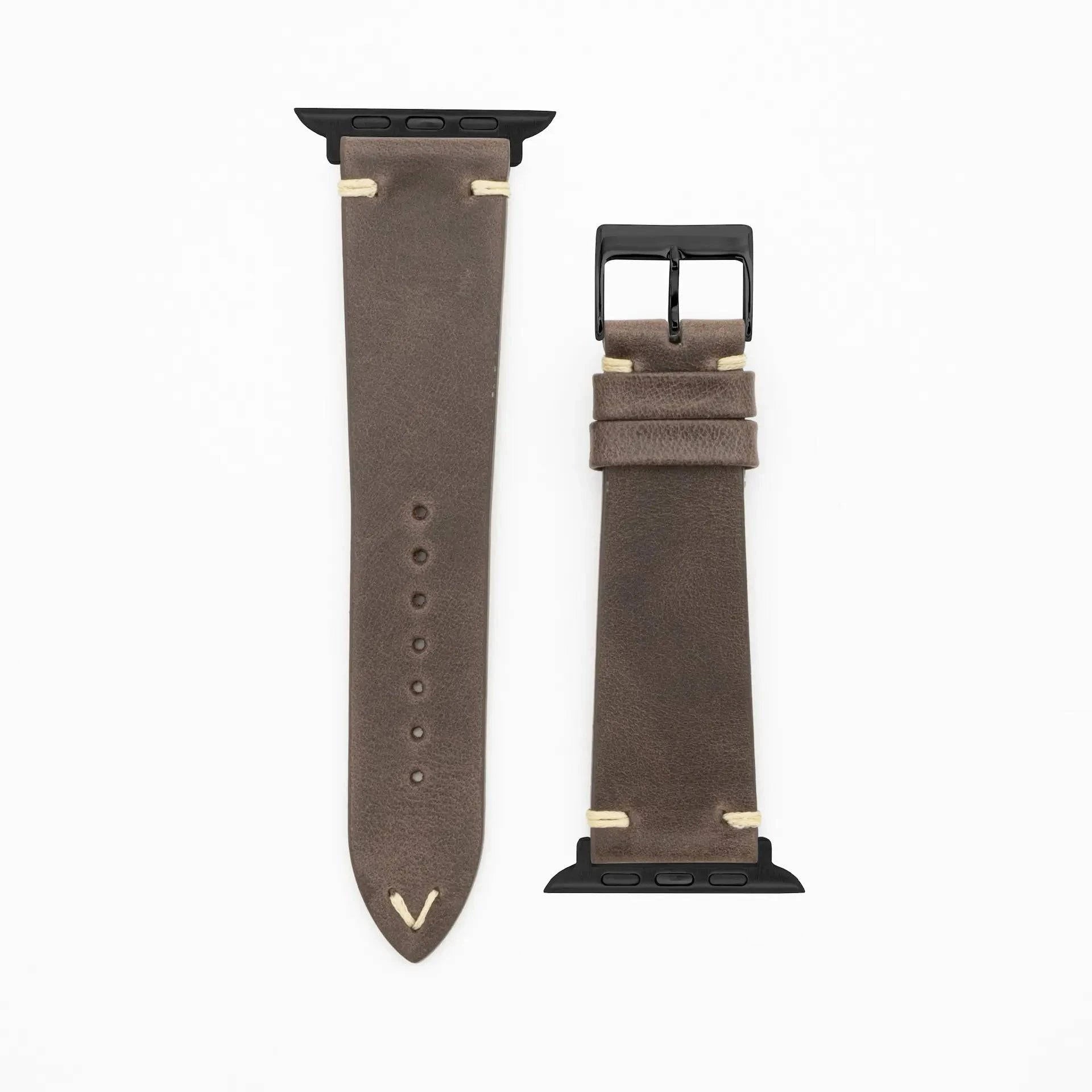 Node - Vintage - Dark brown Apple Watch 40/41/42mm leather strap Apple Watch