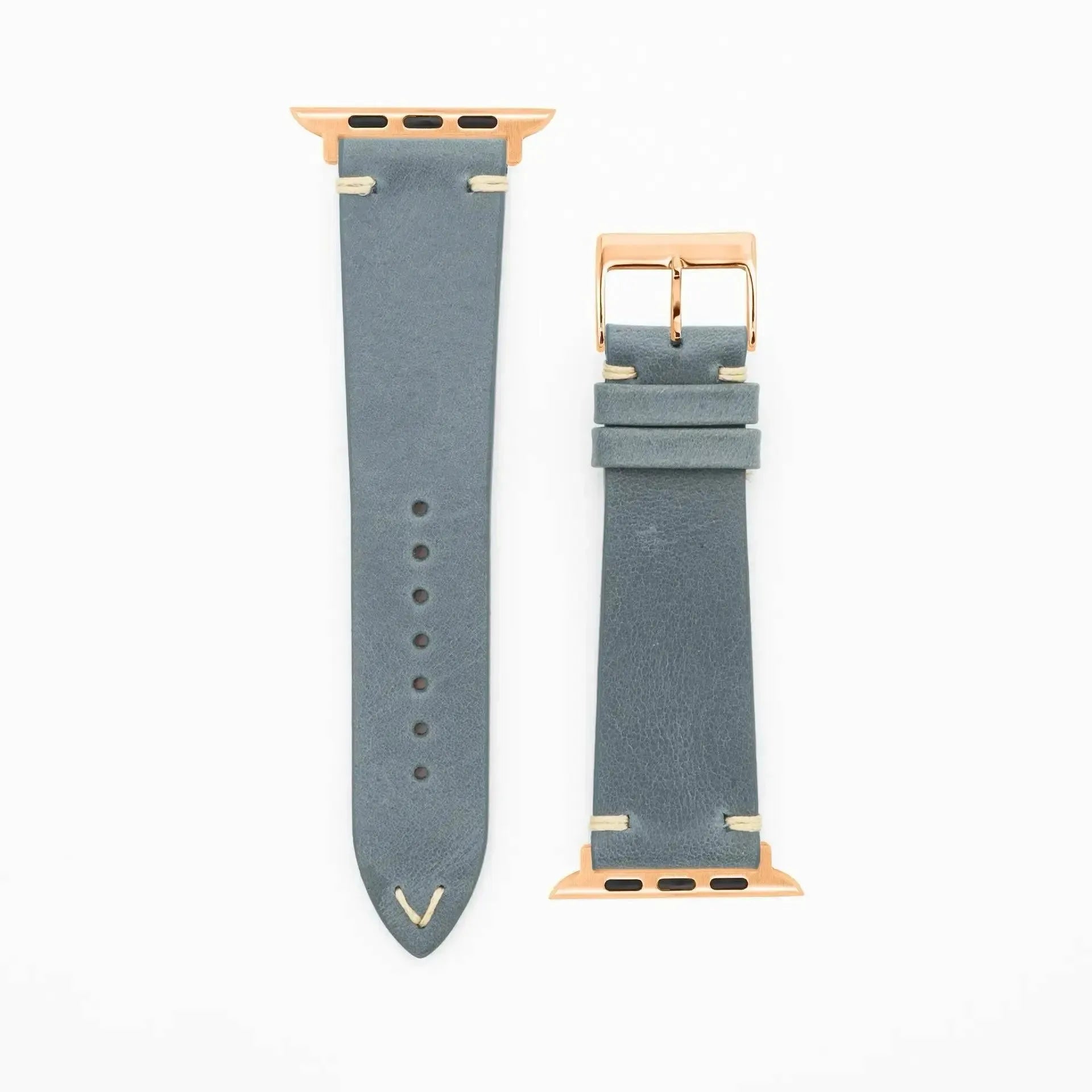 Node - Vintage - Blue-Apple Watch-40/41/42mm-Edelband-Leather Strap-Apple Watch
