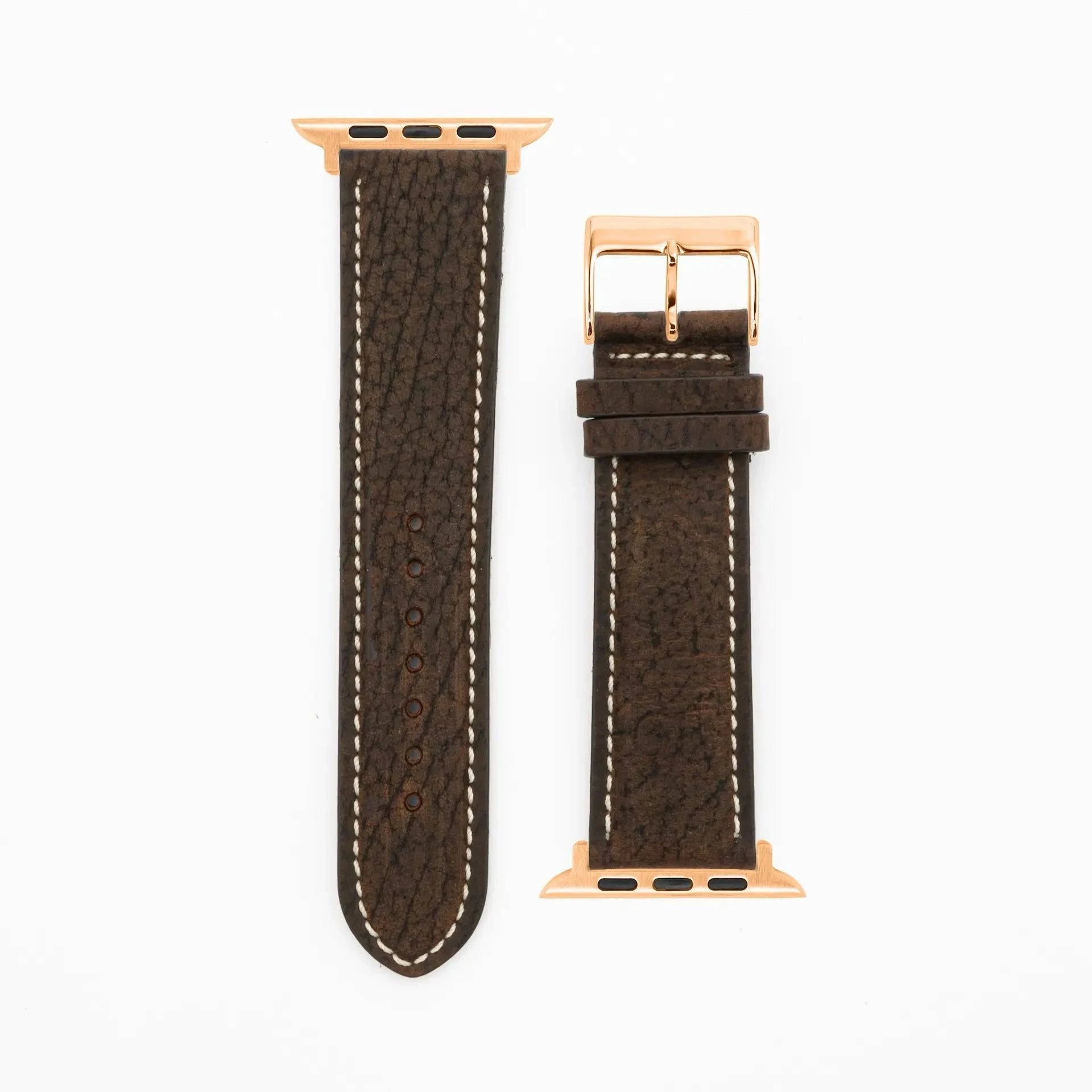 Antelope Chrono - Vintage - Chestnut-Apple Watch-40/41/42mm-Edelband-Leather Strap-Apple Watch