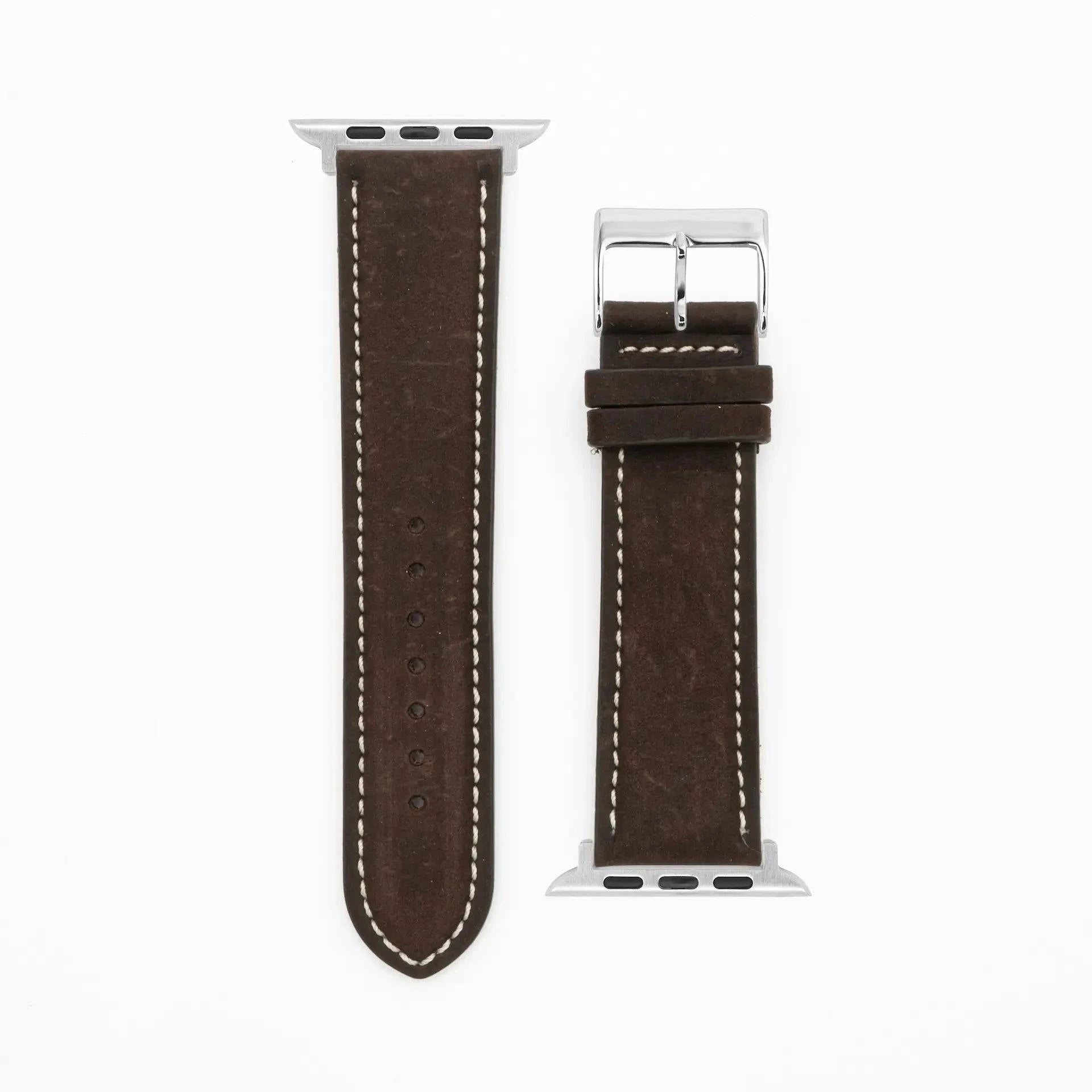 Antelope Chrono - Vintage - Dark brown-Apple Watch-40/41/42mm-Edelband-Leather Strap-Apple Watch