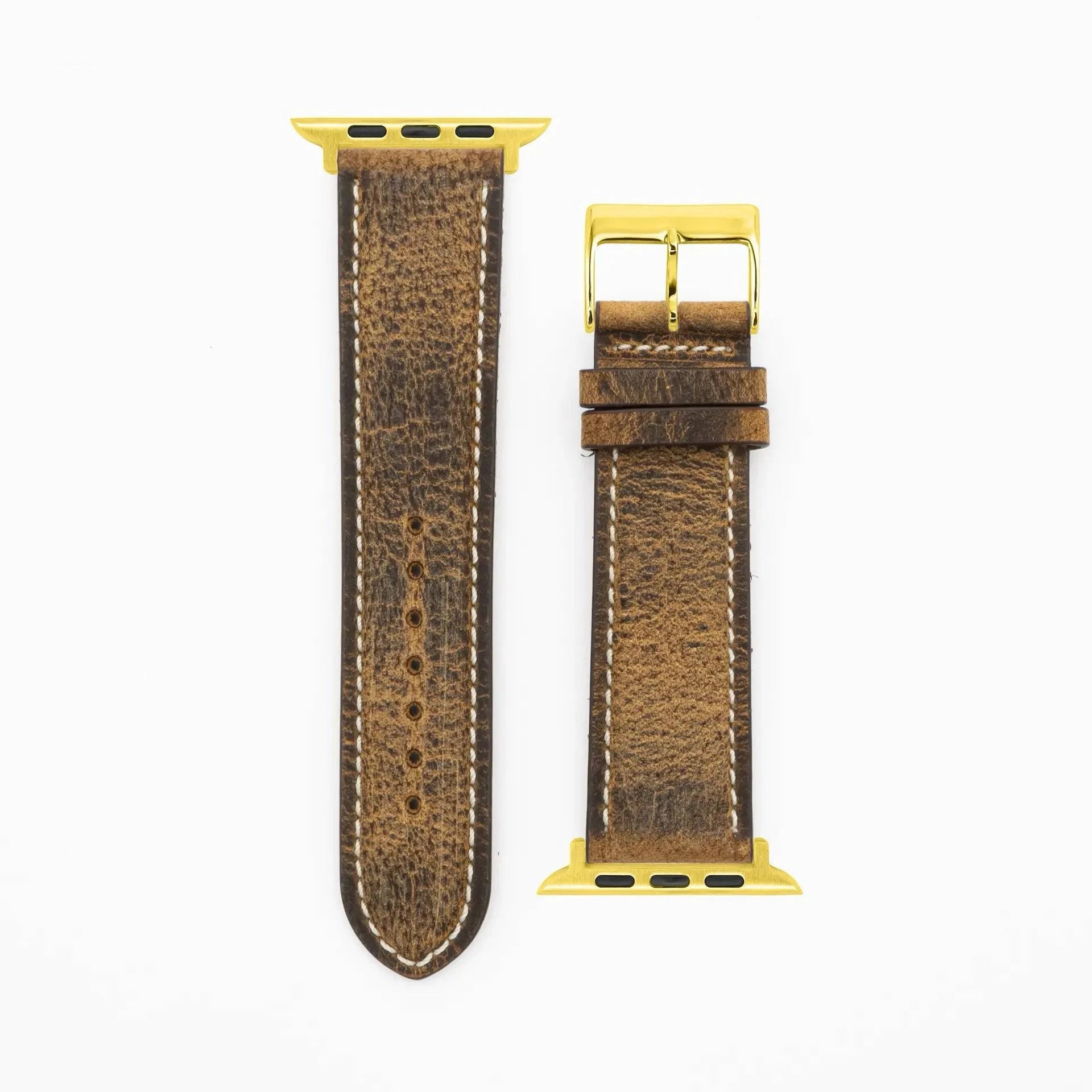 Antelope Chrono - Vintage - Brown-Apple Watch-40/41/42mm-Edelband-Leather Strap-Apple Watch