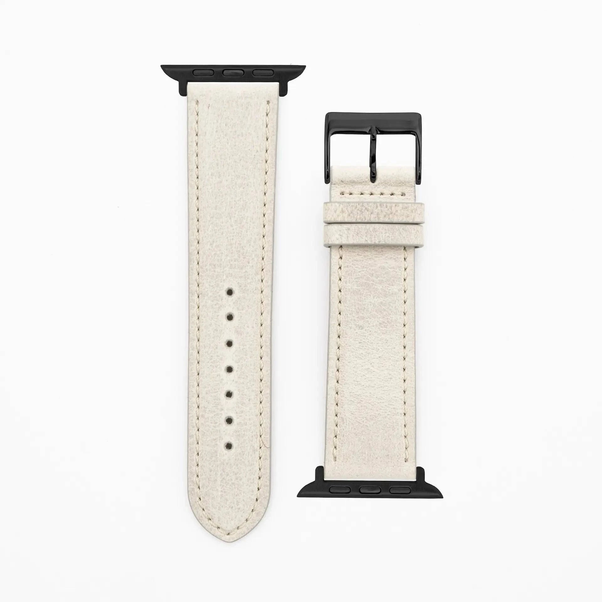 Antelope Chrono - Vintage - Light gray-Apple Watch-40/41/42mm-precious leather strap-Apple Watch