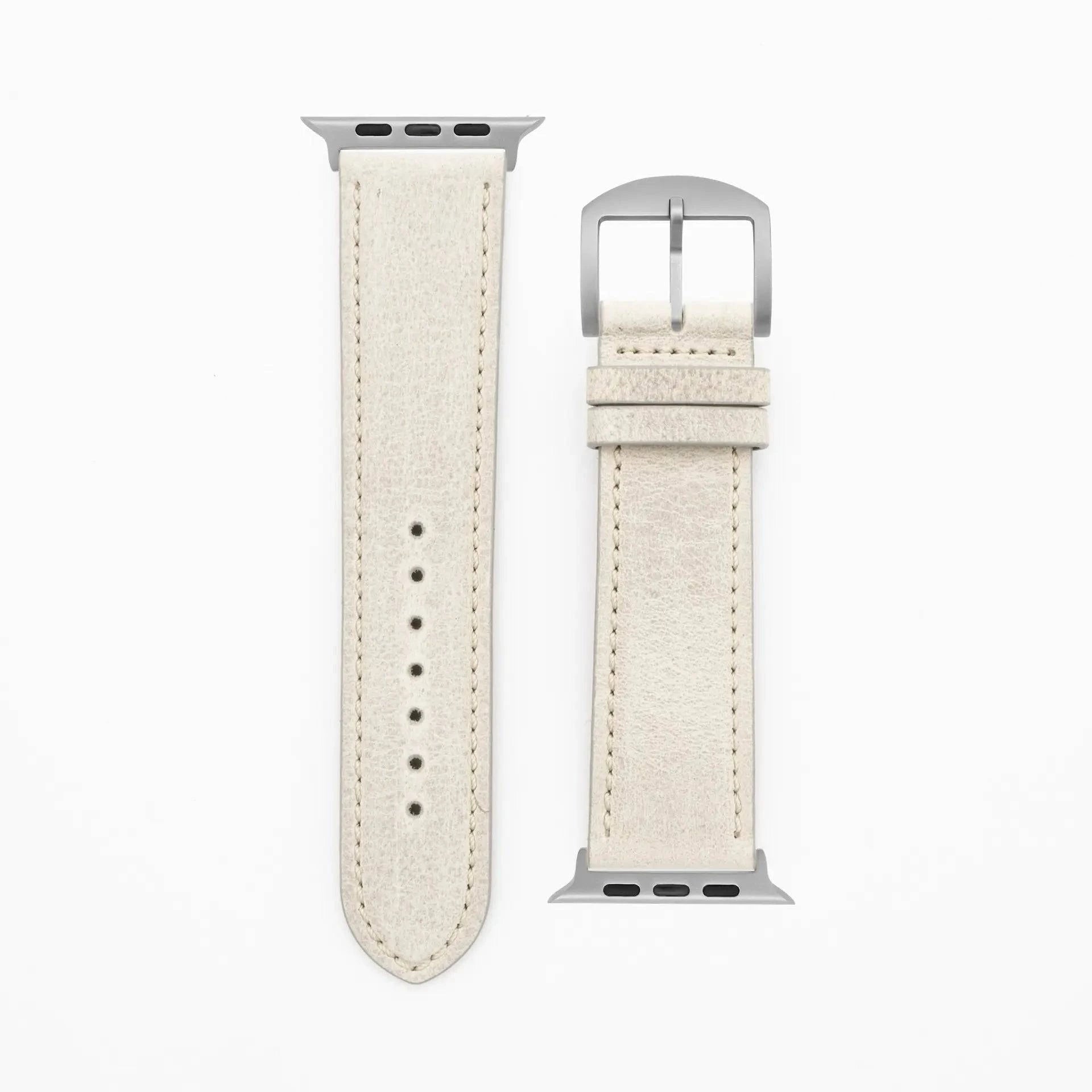 Antelope Chrono - Vintage - Light gray-Apple Watch Ultra-49mm-premium leather strap-Apple Watch