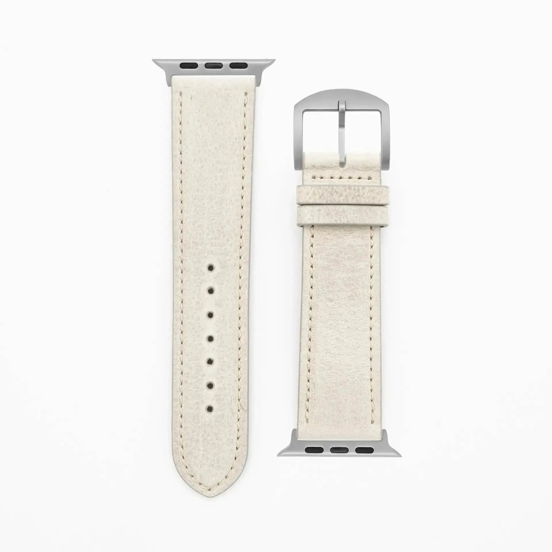 Antilope Chrono · Vintage · Hellgrau-Apple Watch Ultra-49mm-Edelband-Lederarmband-Apple Watch