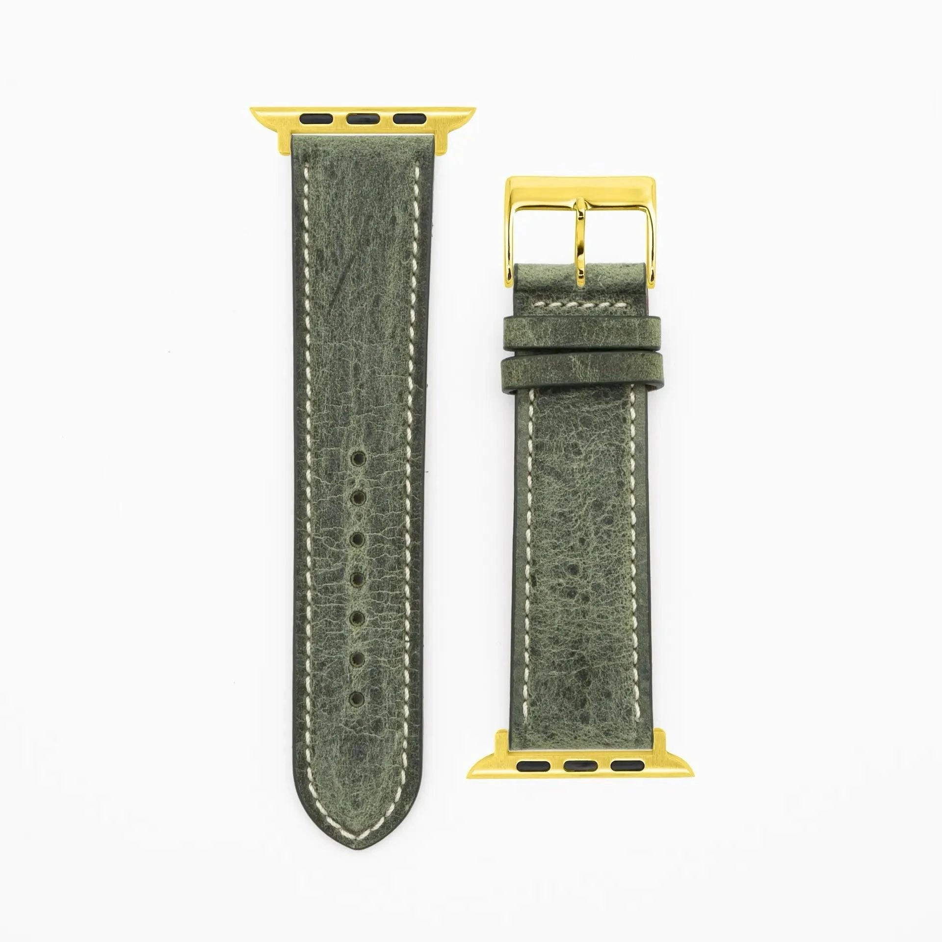 Antelope Chrono - Vintage - Green-Apple Watch-40/41/42mm-Edelband-Leather Strap-Apple Watch
