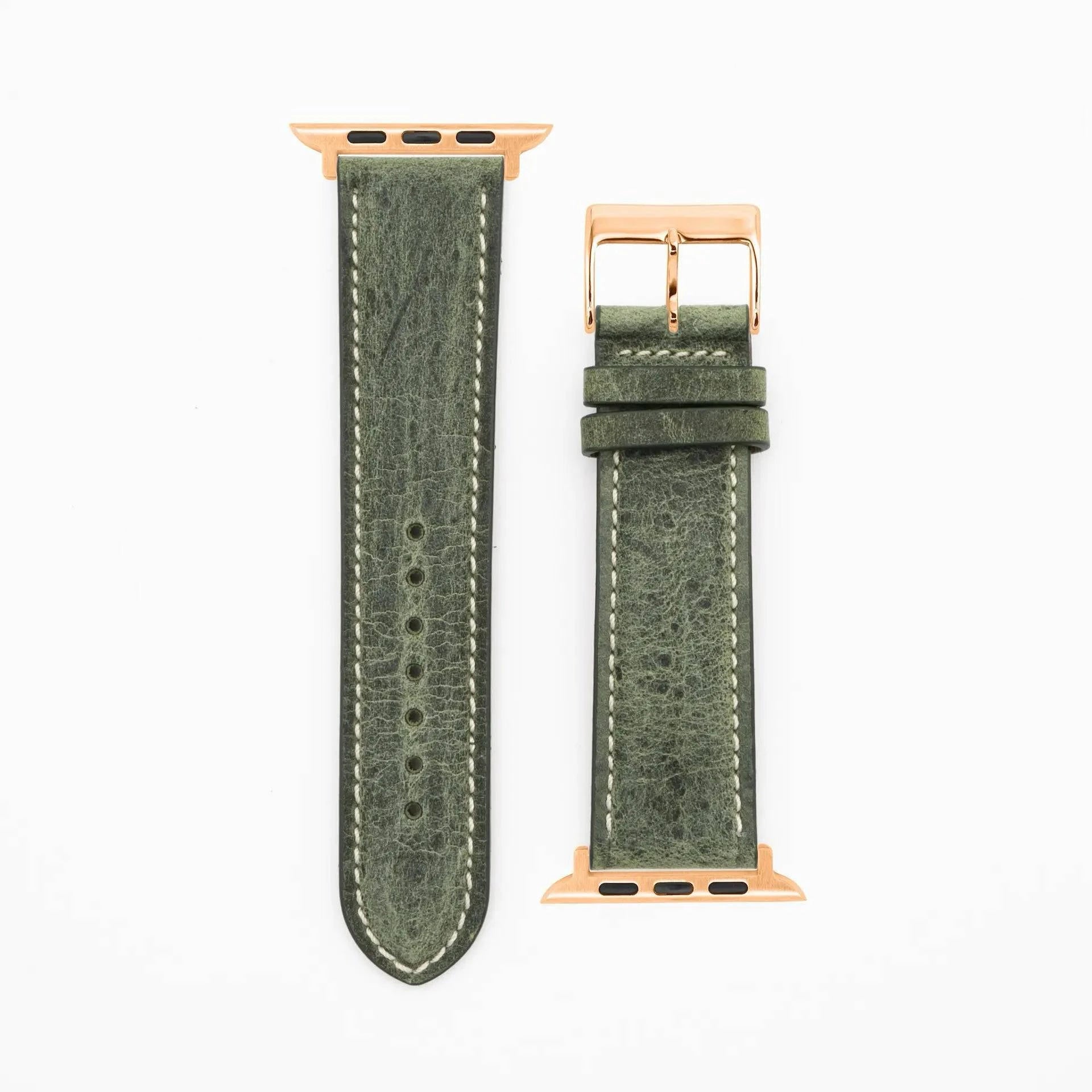 Antelope Chrono - Vintage - Green-Apple Watch-40/41/42mm-Edelband-Leather Strap-Apple Watch