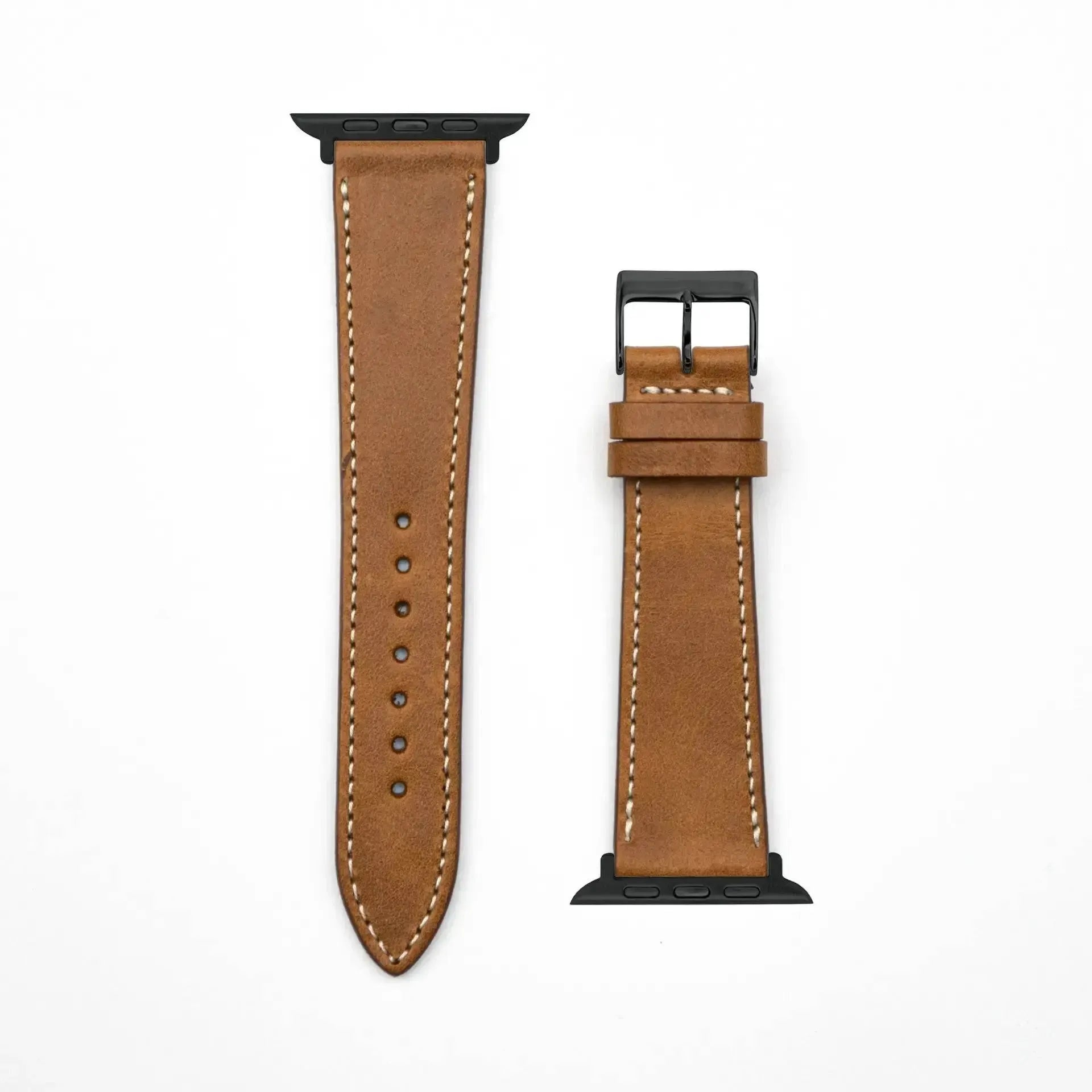 Epoque - Vintage - Brown-Apple Watch-40/41/42mm-Leather Strap-Apple Watch