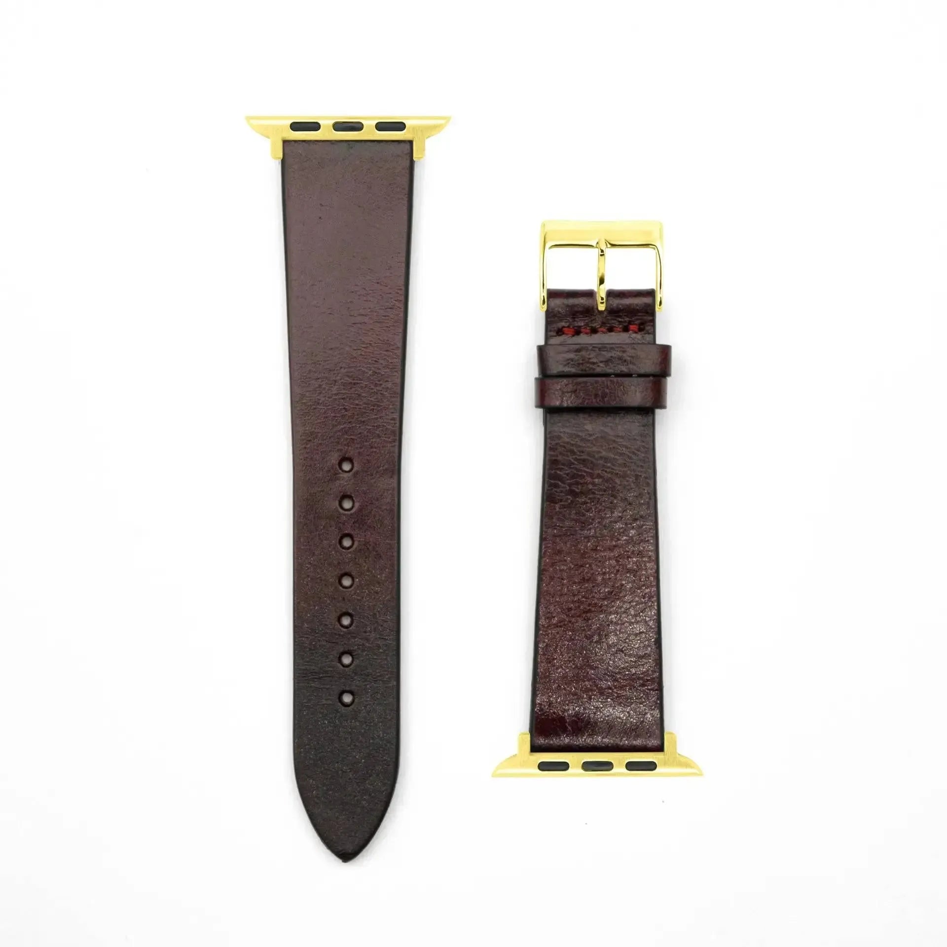 Patina - Vintage - Wine red Apple Watch 40/41/42mm leather strap Apple Watch