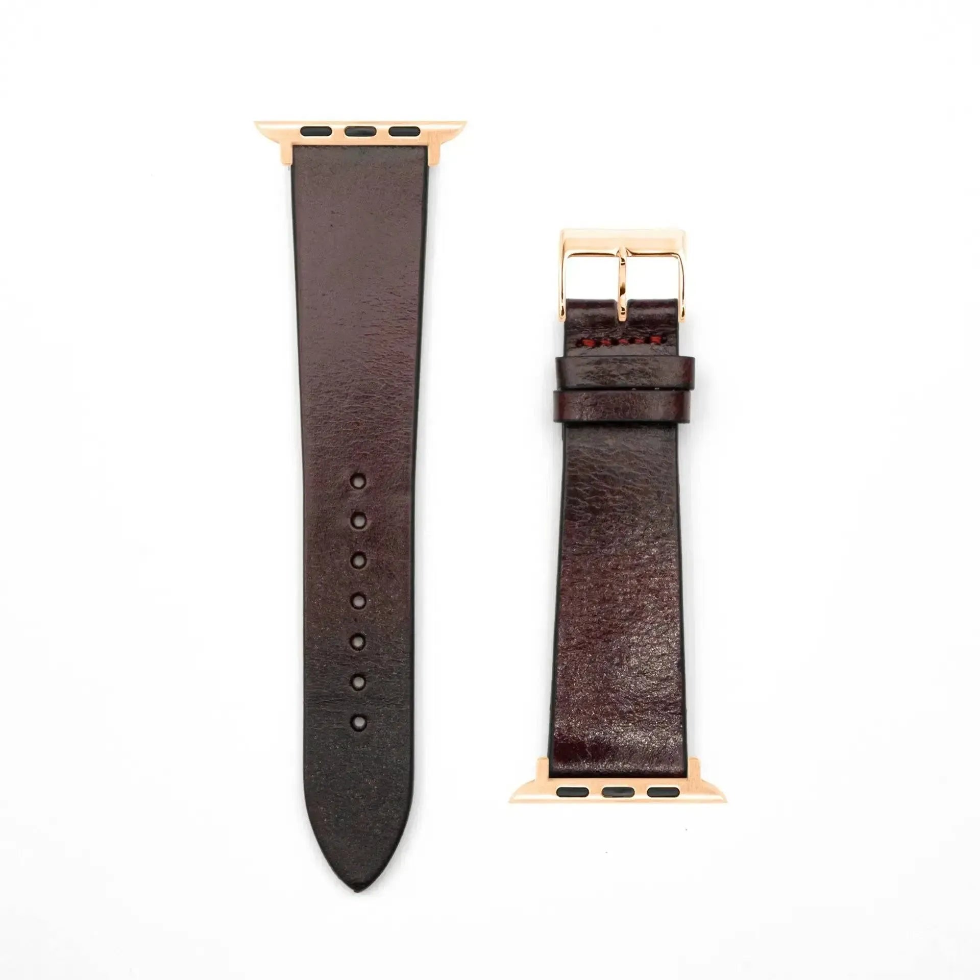 Patina - Vintage - Wine red Apple Watch 40/41/42mm leather strap Apple Watch