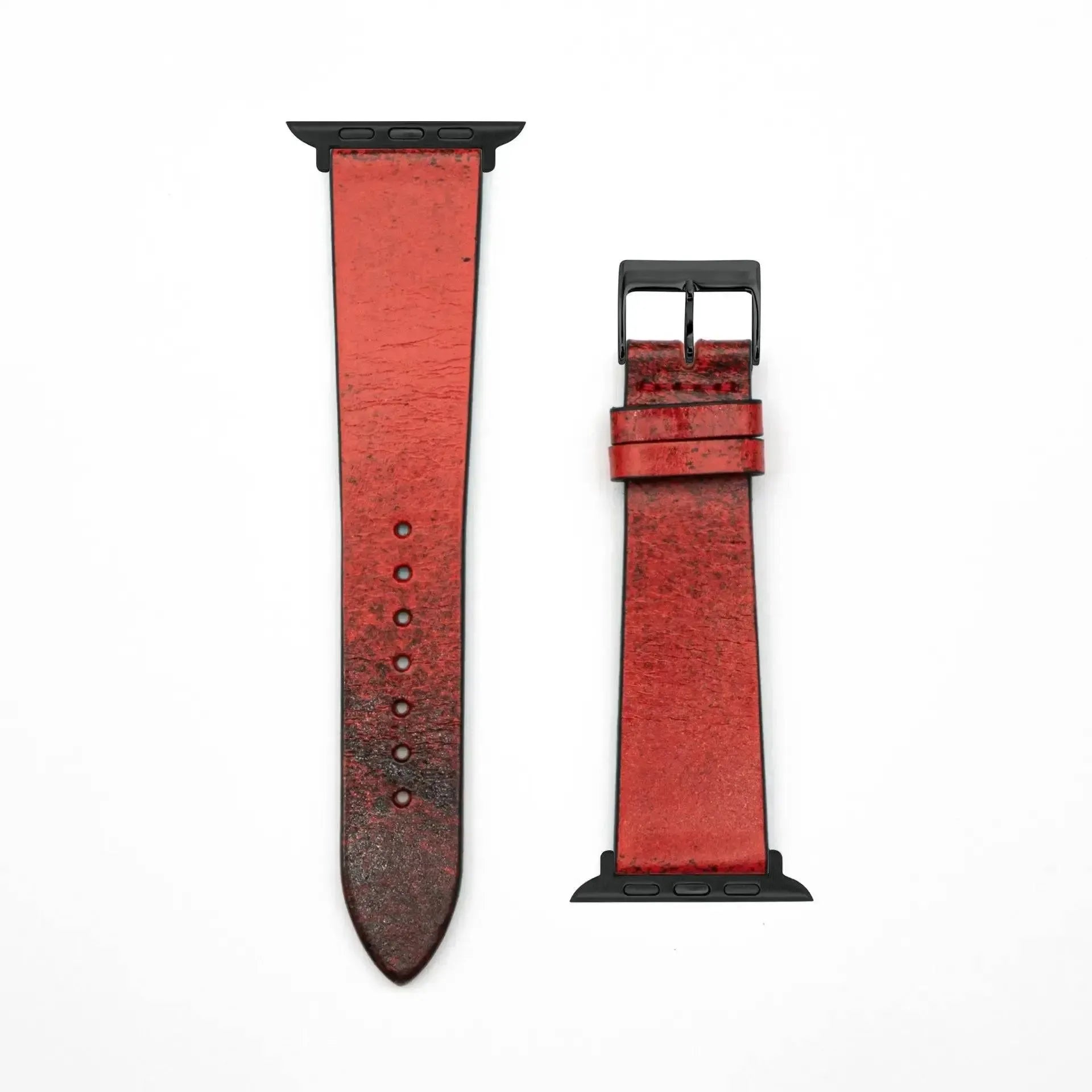 Patina - Vintage - Red-Apple Watch-40/41/42mm-Edelband-Leather Strap-Apple Watch