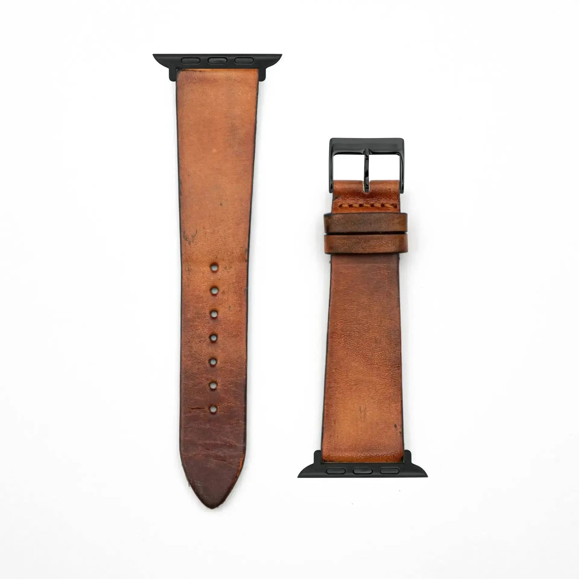 Patina · Vintage · Braun-Apple Watch-40/41/42mm-Edelband-Lederarmband-Apple Watch