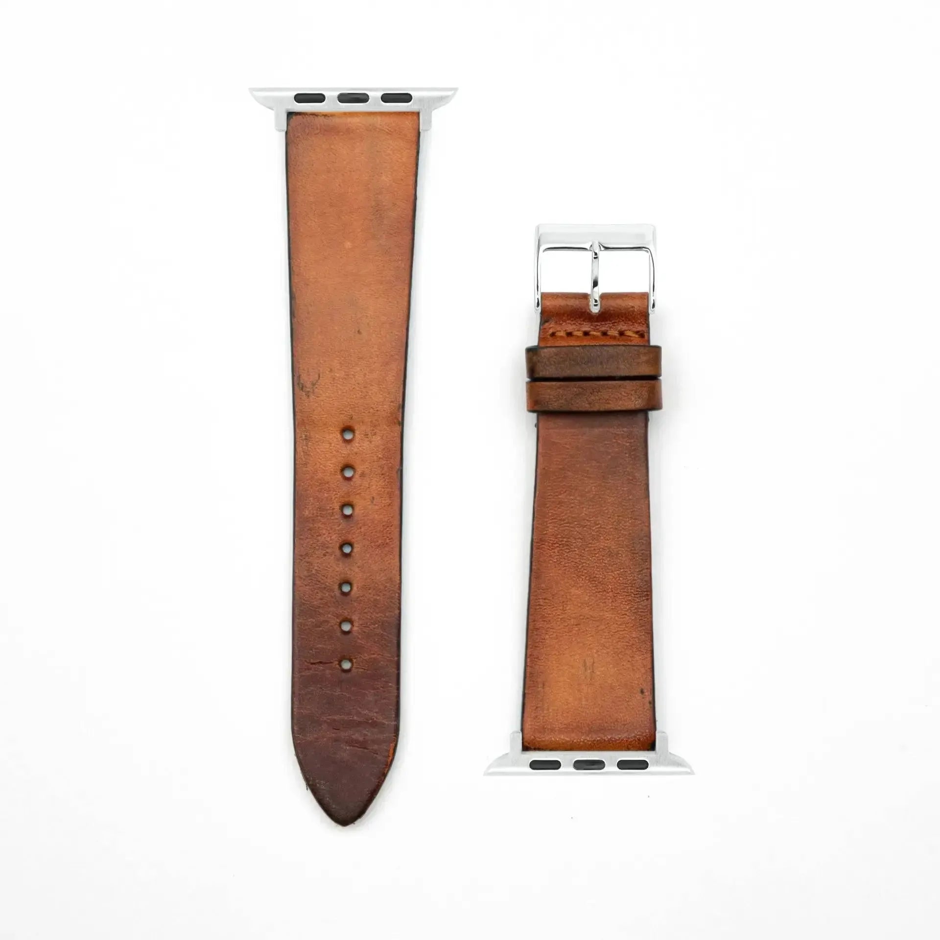 Patina · Vintage · Braun-Apple Watch-40/41/42mm-Edelband-Lederarmband-Apple Watch