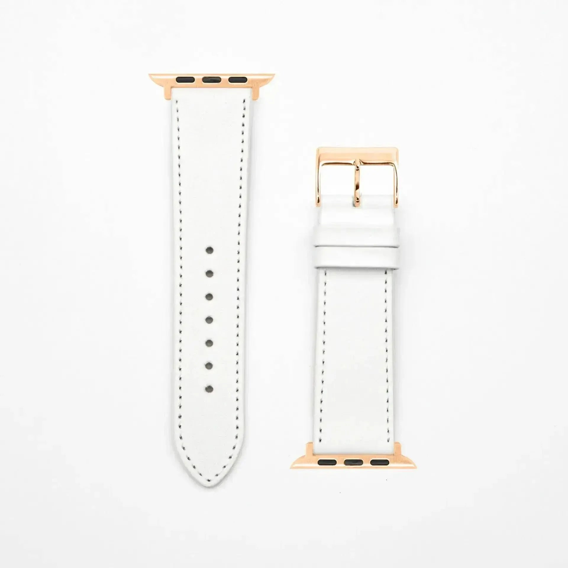 Venezia · Classic · XS · Weiß-Apple Watch-40/41/42mm-Edelband-Lederarmband-Apple Watch