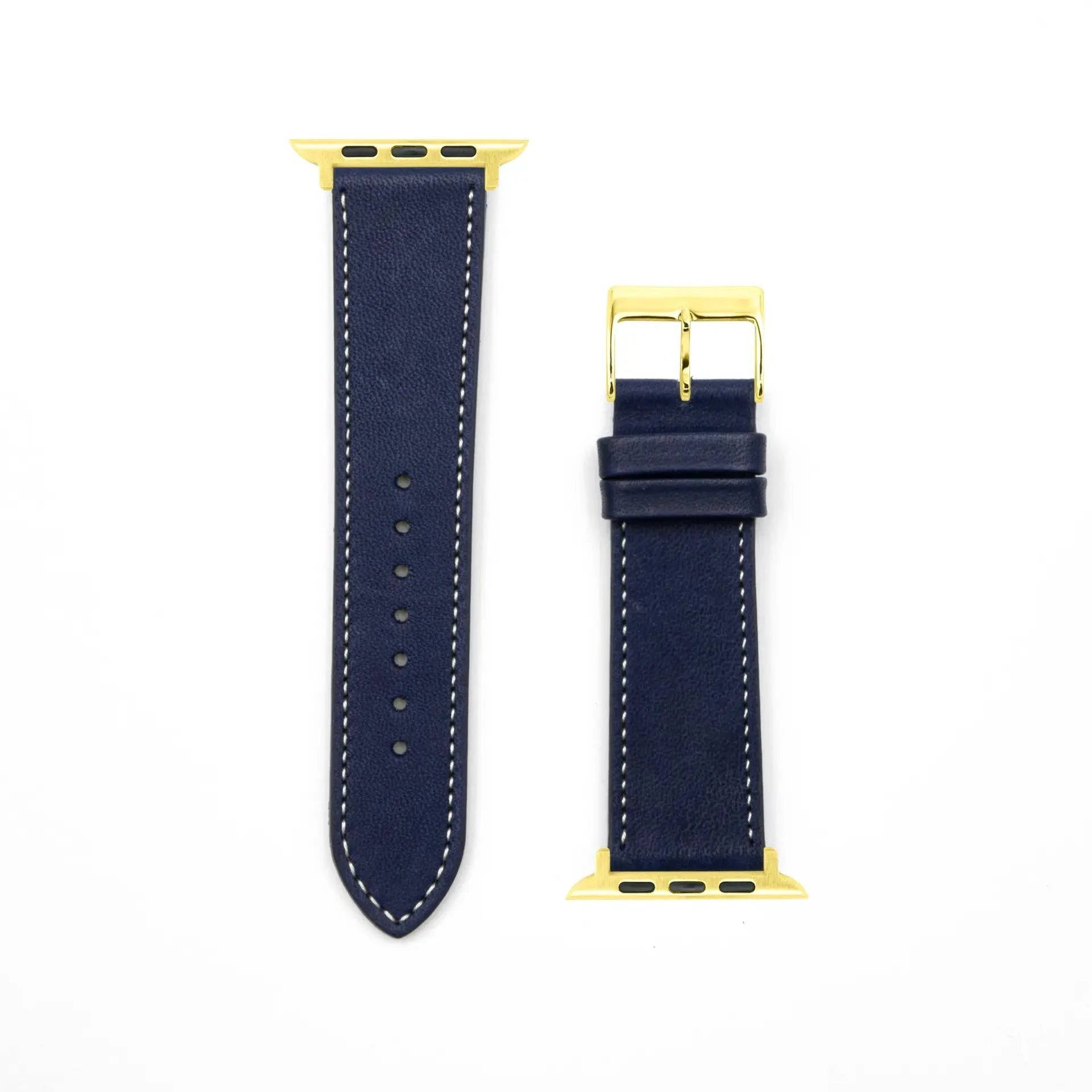 Venezia - Classic - XS - Dark blue-Apple Watch-40/41/42mm-Edelband-Leather Strap-Apple Watch