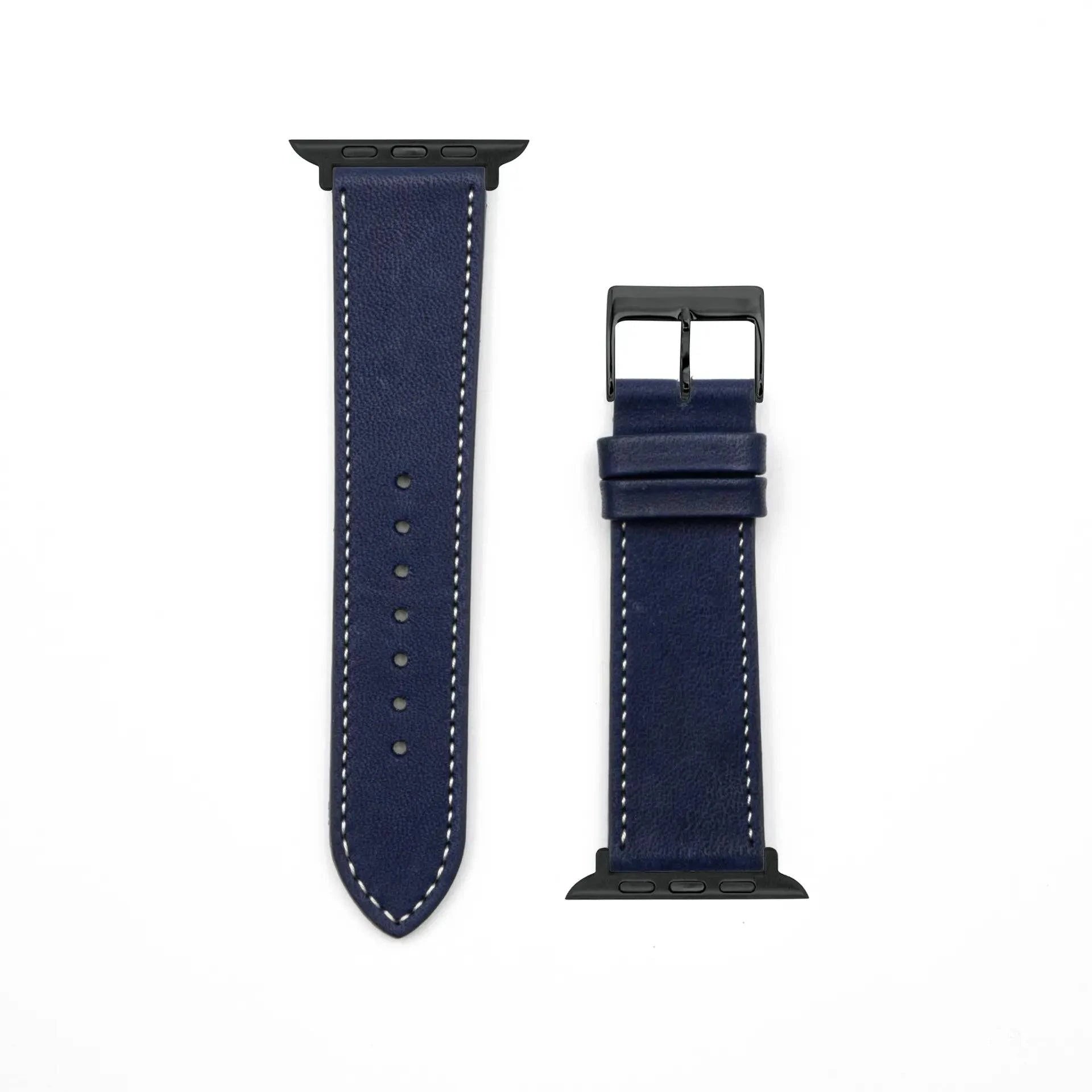 Venezia - Classic - XS - Dark blue-Apple Watch-40/41/42mm-Edelband-Leather Strap-Apple Watch