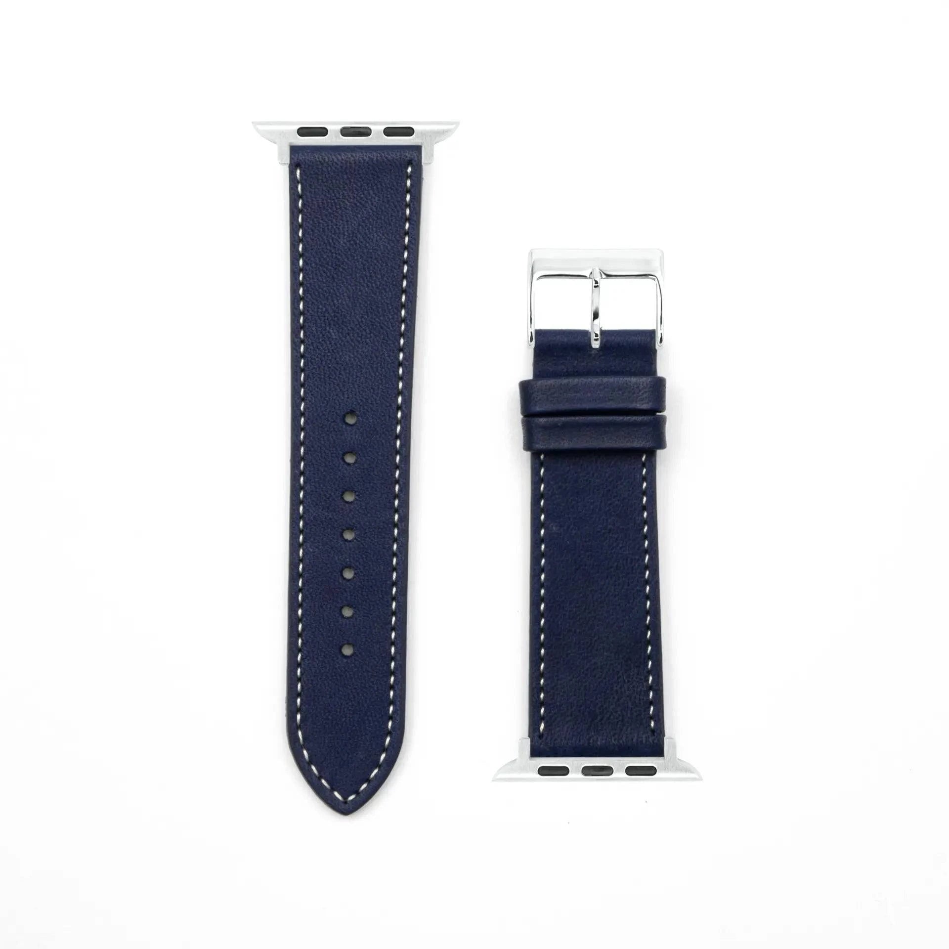 Venezia - Classic - XS - Dark blue-Apple Watch-40/41/42mm-Edelband-Leather Strap-Apple Watch