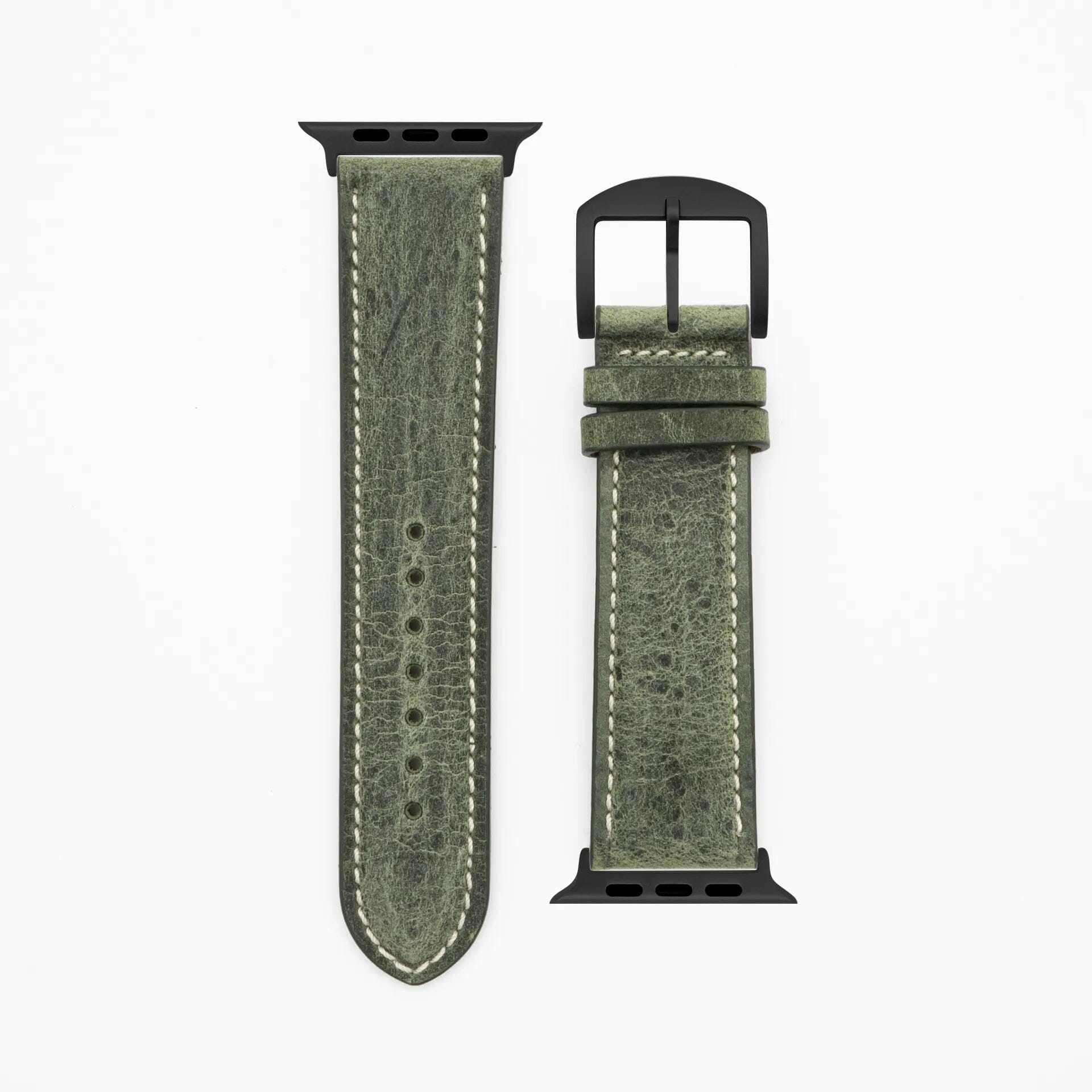 Antelope Chrono - Vintage - Green-Apple Watch Ultra-49mm-Edelband-Leather Strap-Apple Watch