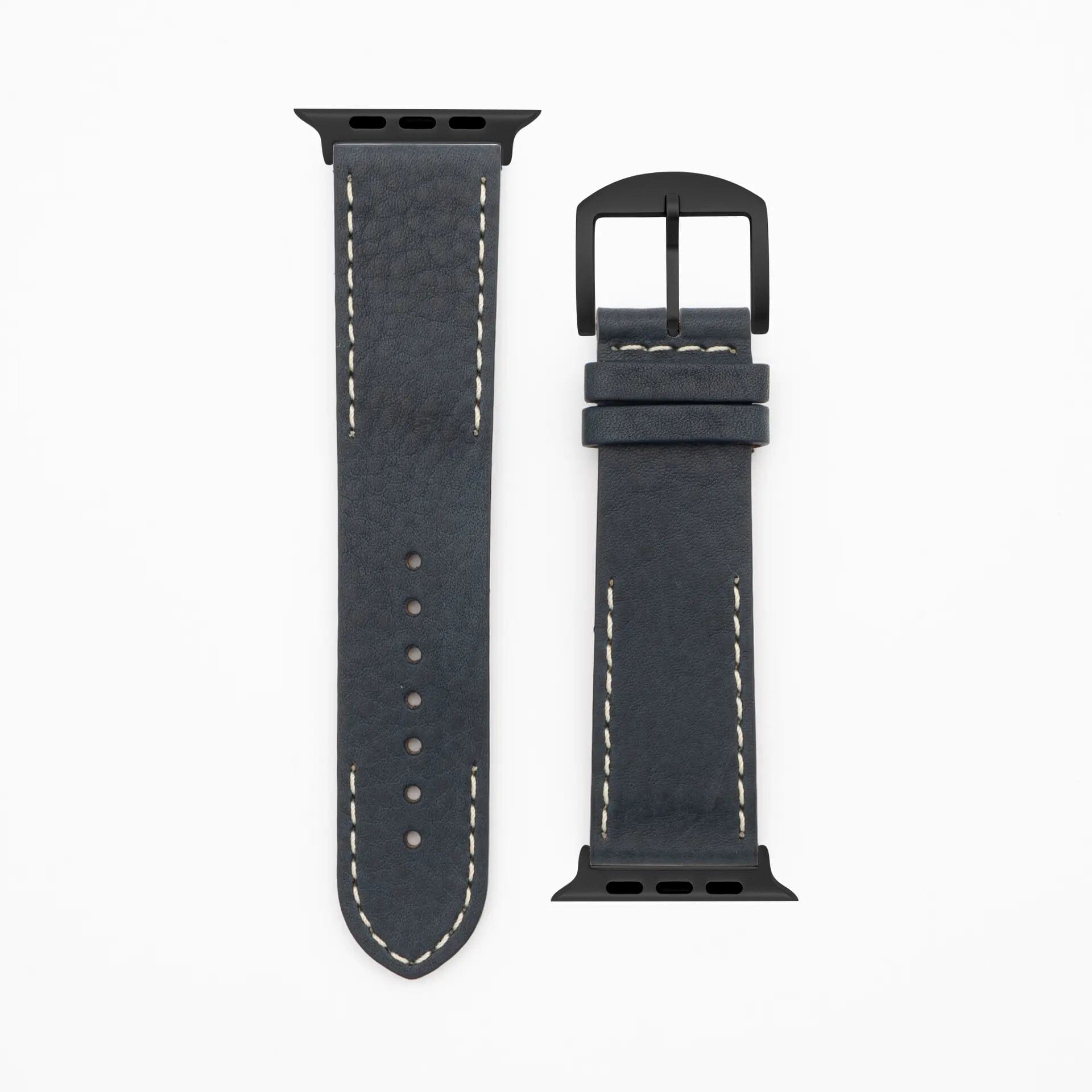 Modern Seam · Classic · Dunkelblau-Apple Watch Ultra-49mm-Edelband-Lederarmband-Apple Watch