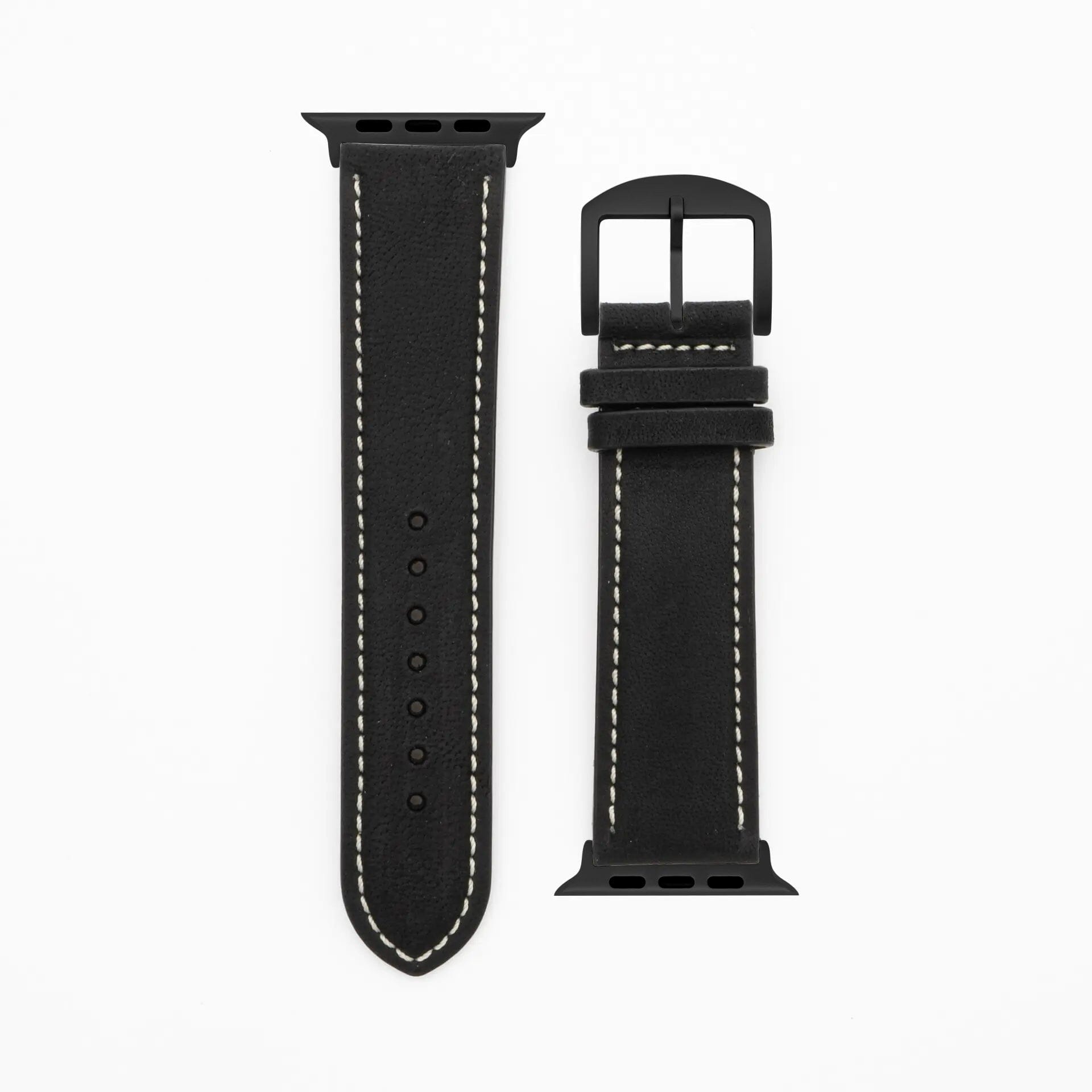 Antelope Chrono - Vintage - Black-Apple Watch Ultra-49mm-Edelband-Leather Strap-Apple Watch