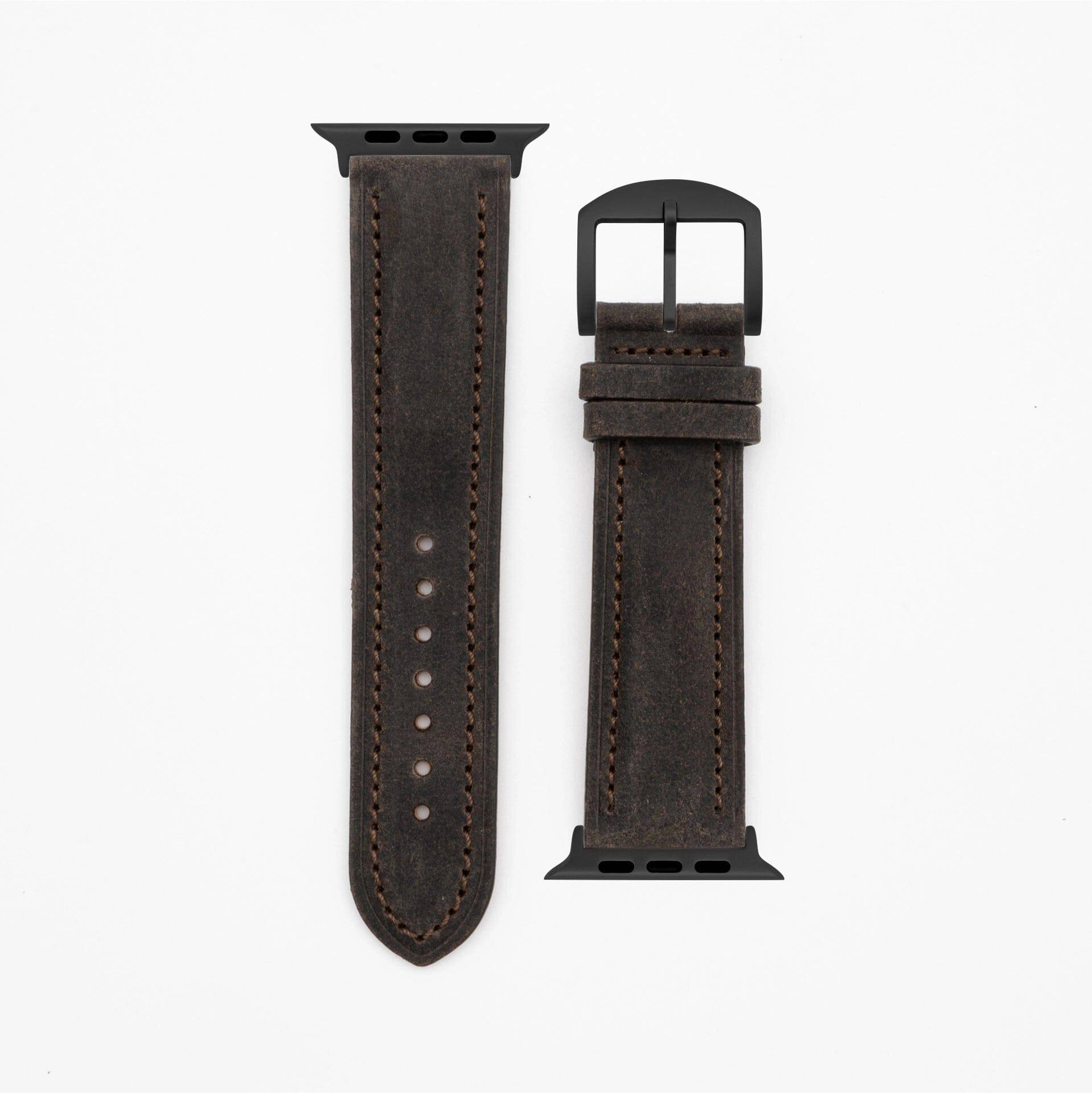 Harbour - Vintage - Dark brown Apple Watch Ultra 49mm leather strap Apple Watch