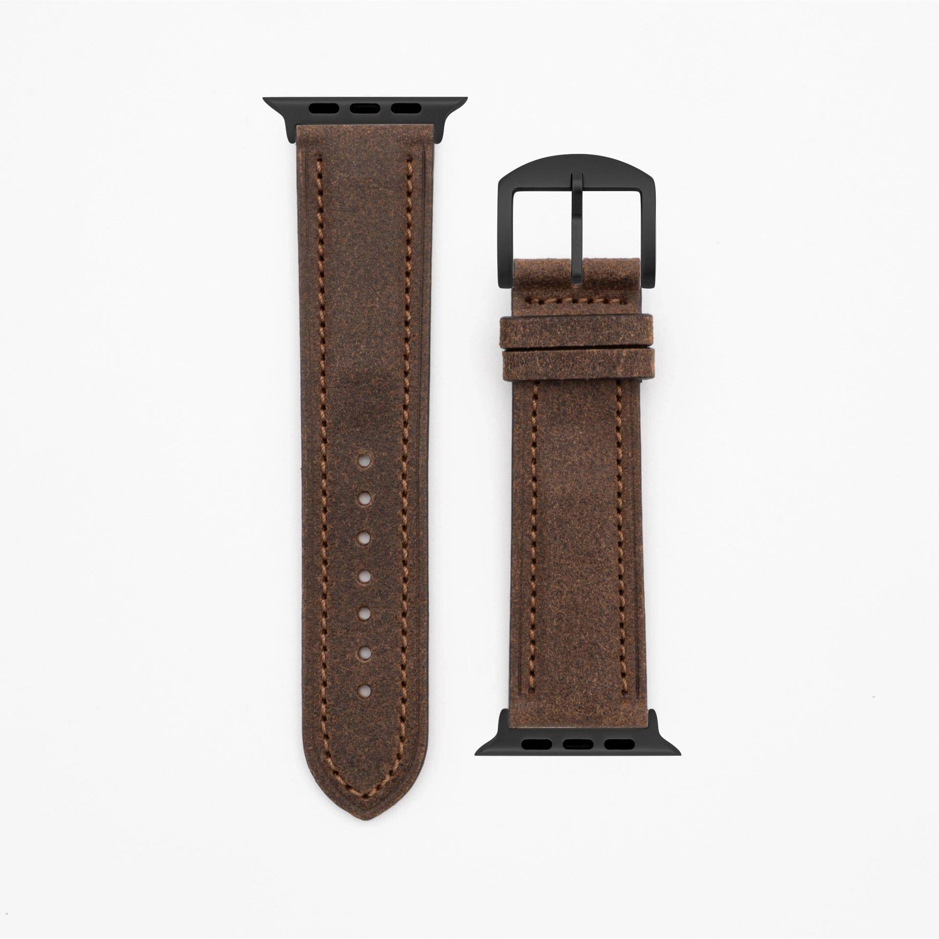 Harbour - Vintage - Brown Apple Watch Ultra 49mm Leather Strap Apple Watch