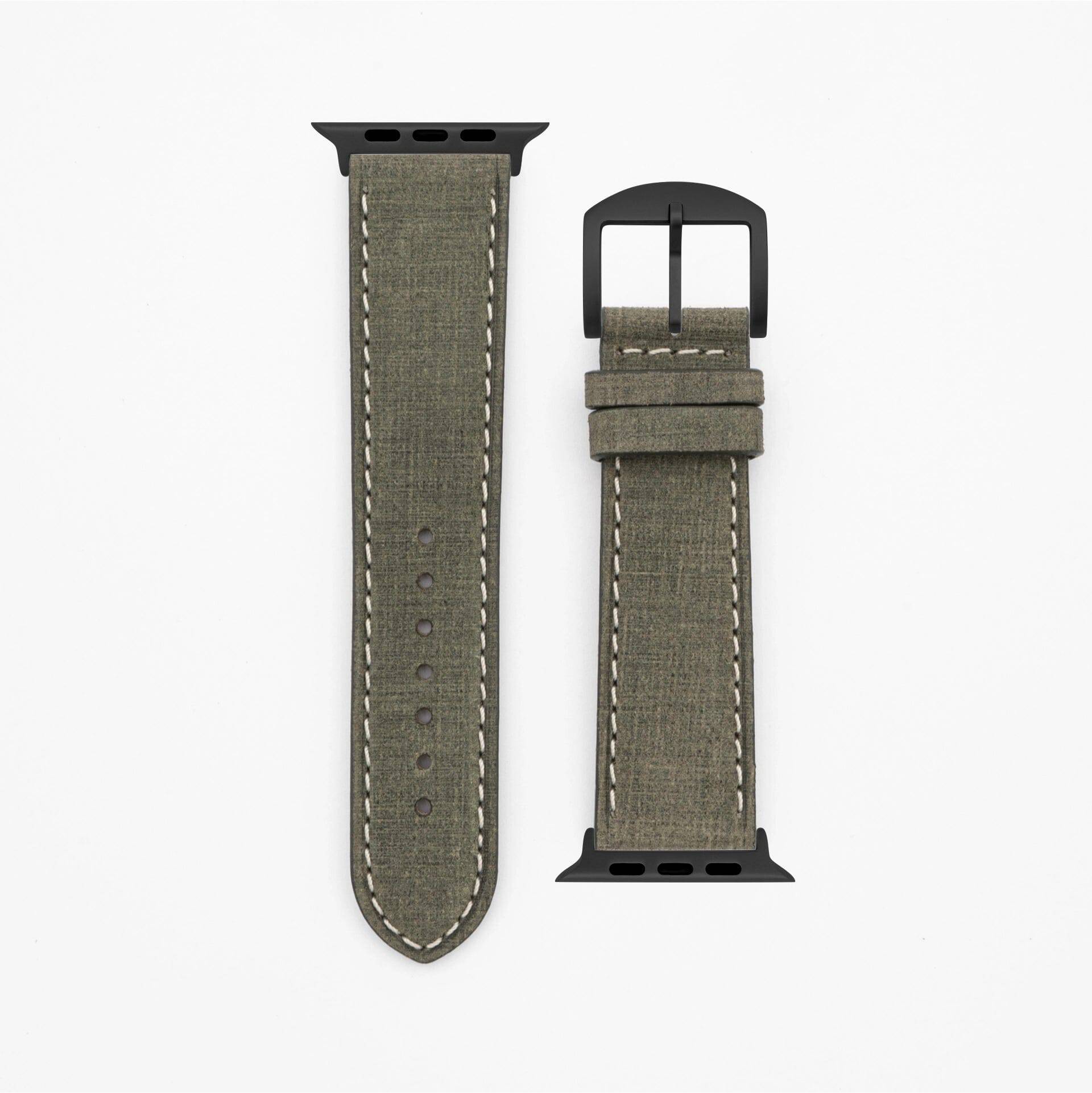 Grit - Vintage - Moss green Apple Watch Ultra 49mm leather strap Apple Watch